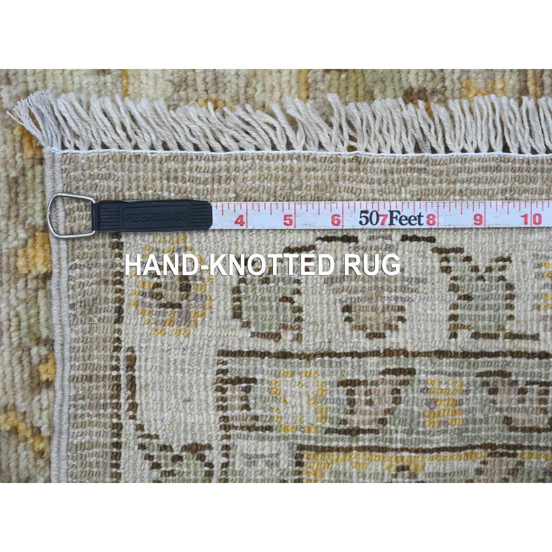 Oushak-And-Peshawar-Hand-Knotted-Rug-113390