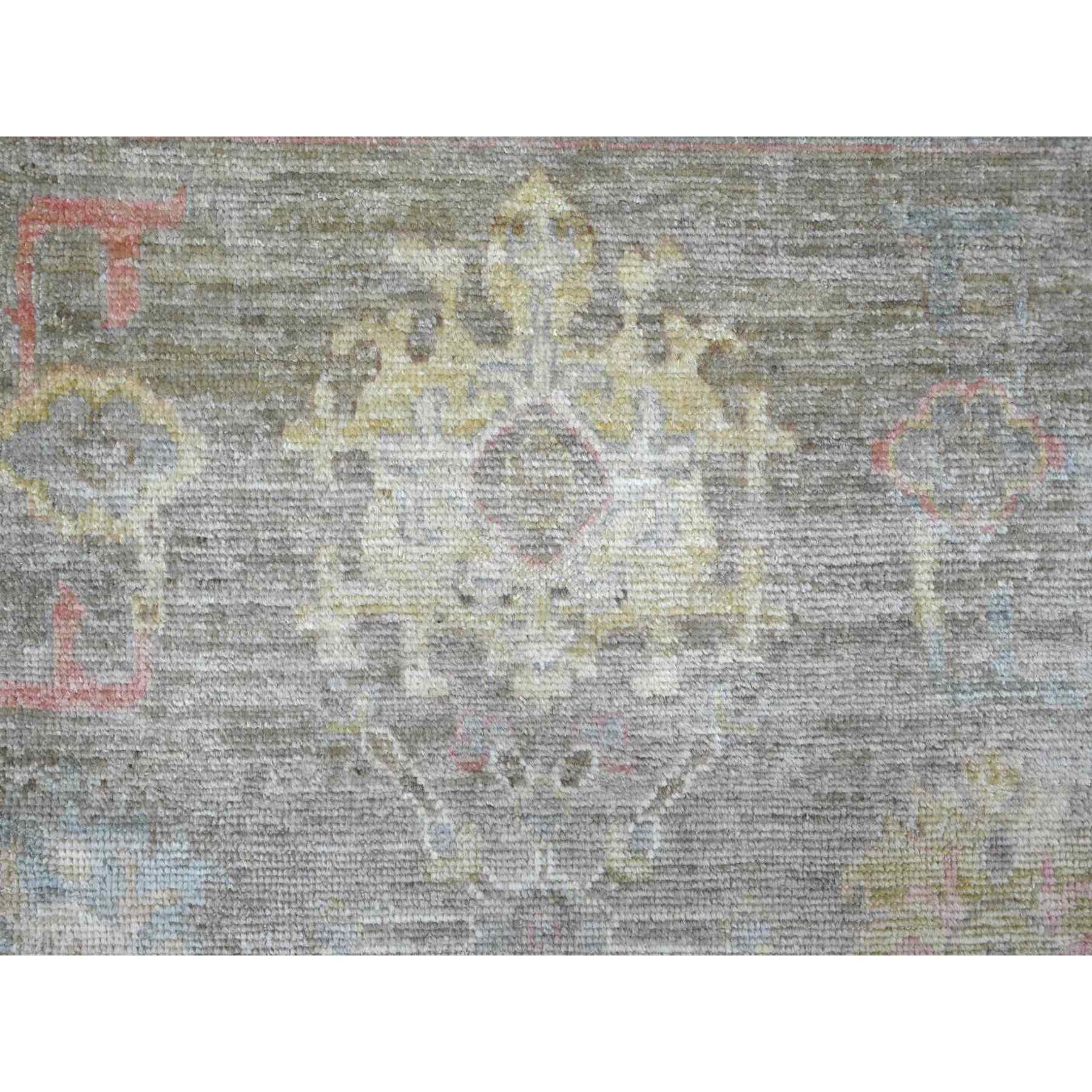 Oushak-And-Peshawar-Hand-Knotted-Rug-113395