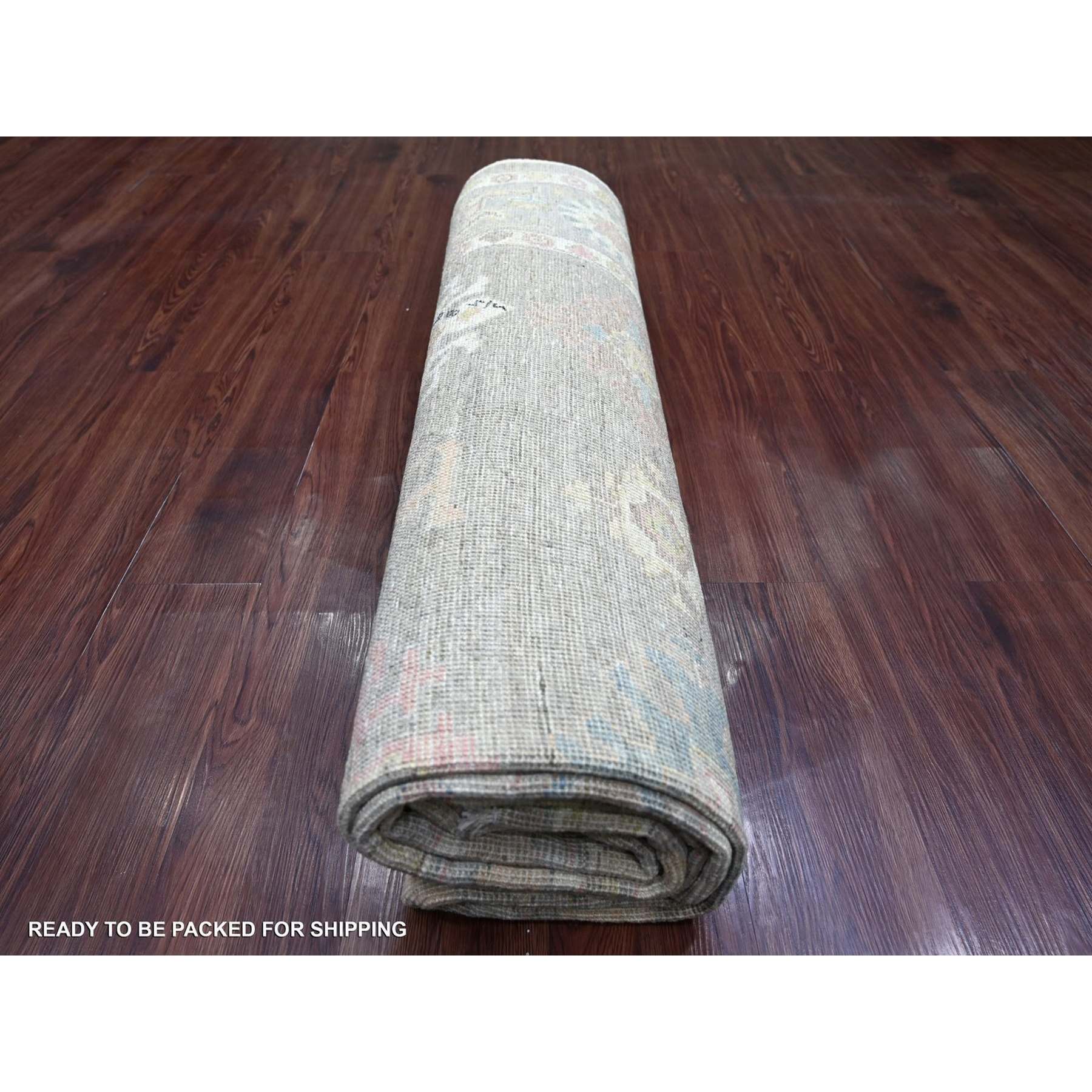 Oushak-And-Peshawar-Hand-Knotted-Rug-113395
