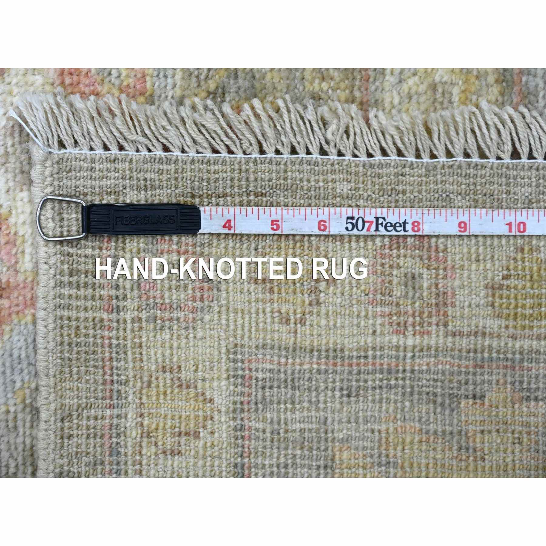 Oushak-And-Peshawar-Hand-Knotted-Rug-113395