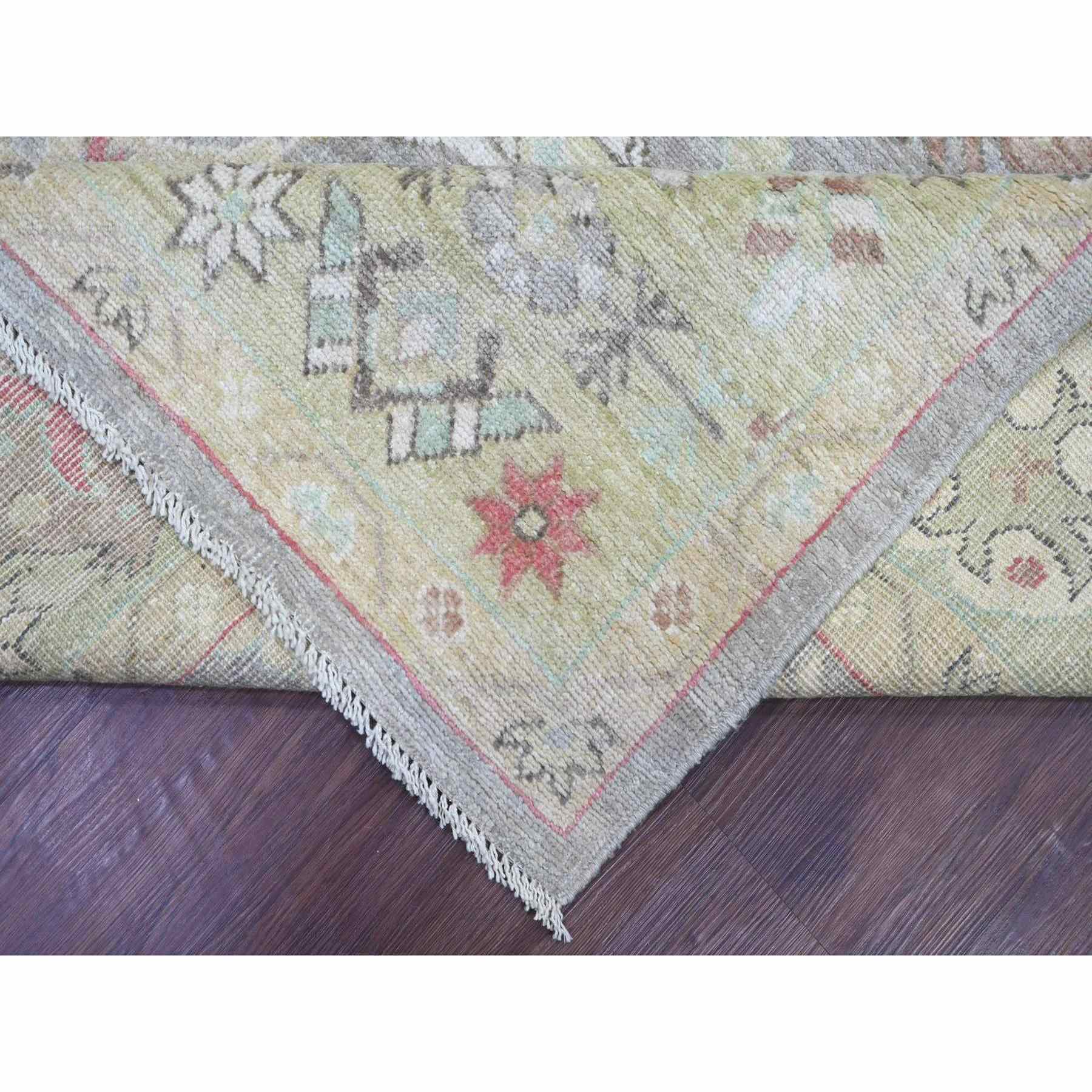 Oushak-And-Peshawar-Hand-Knotted-Rug-113400