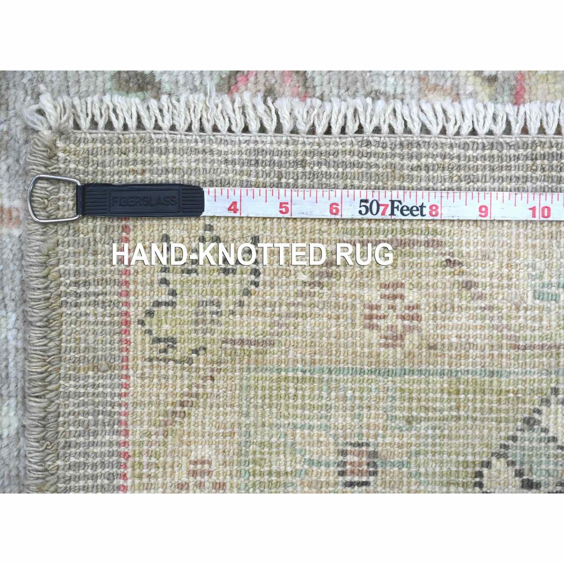 Oushak-And-Peshawar-Hand-Knotted-Rug-113400