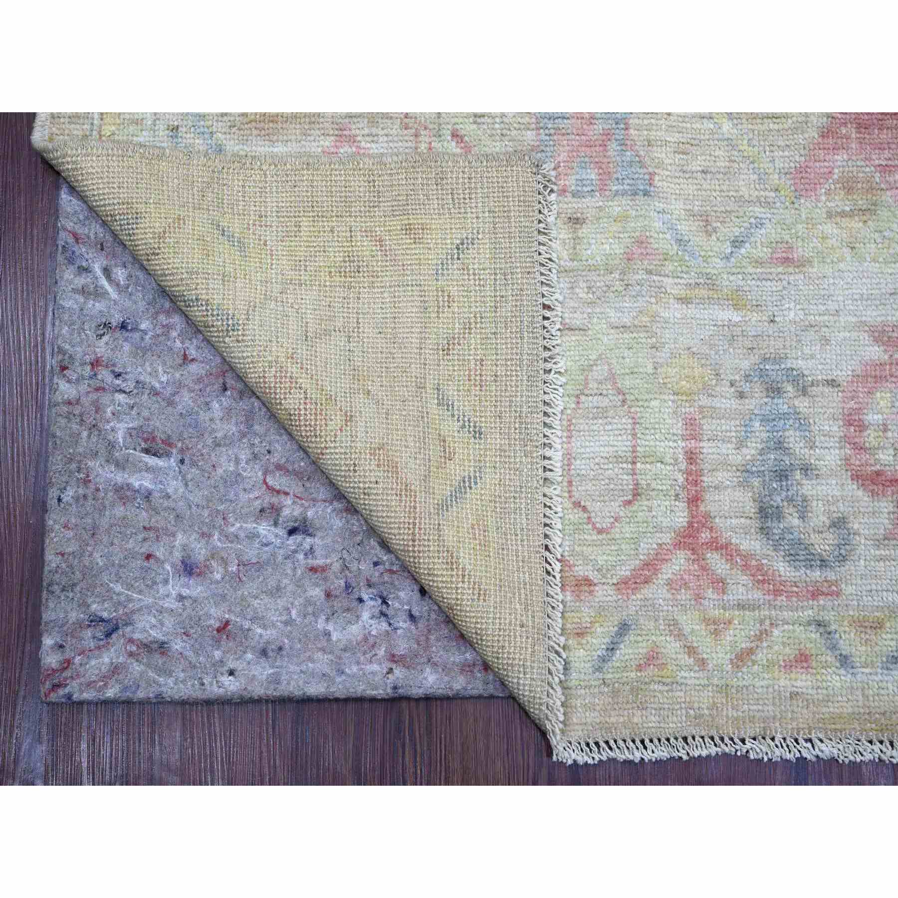 Oushak-And-Peshawar-Hand-Knotted-Rug-113405
