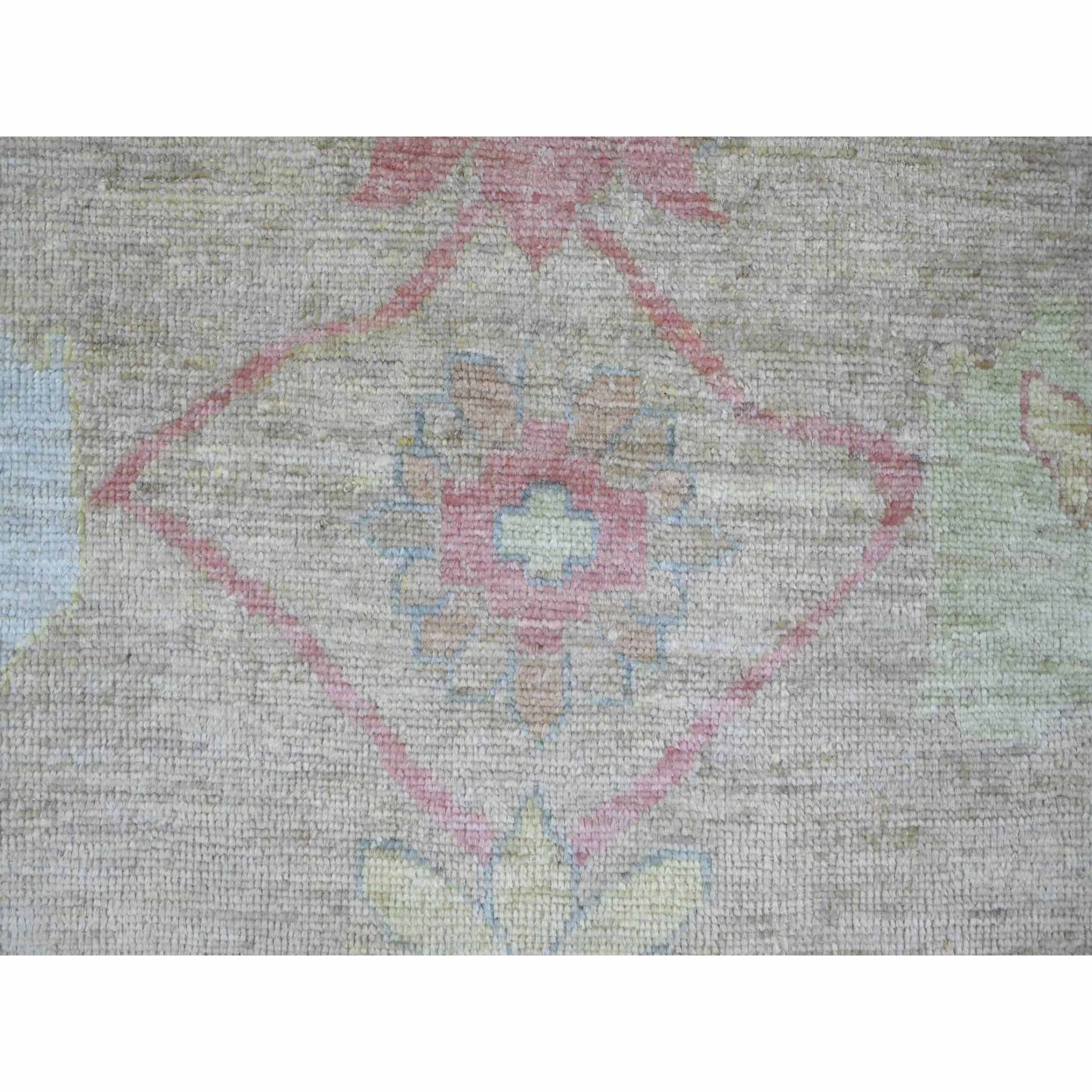 Oushak-And-Peshawar-Hand-Knotted-Rug-113405