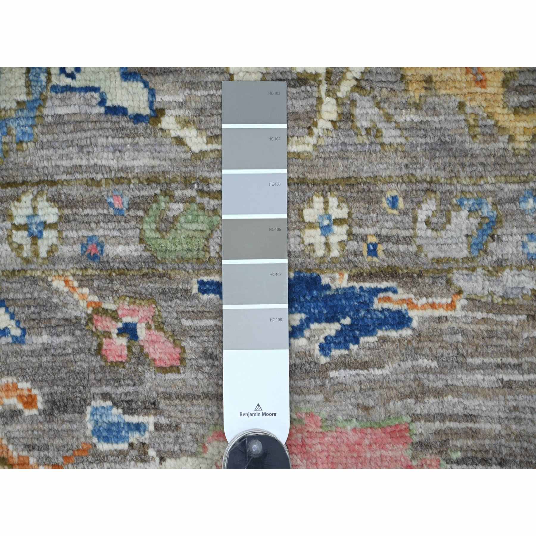 Oushak-And-Peshawar-Hand-Knotted-Rug-113410