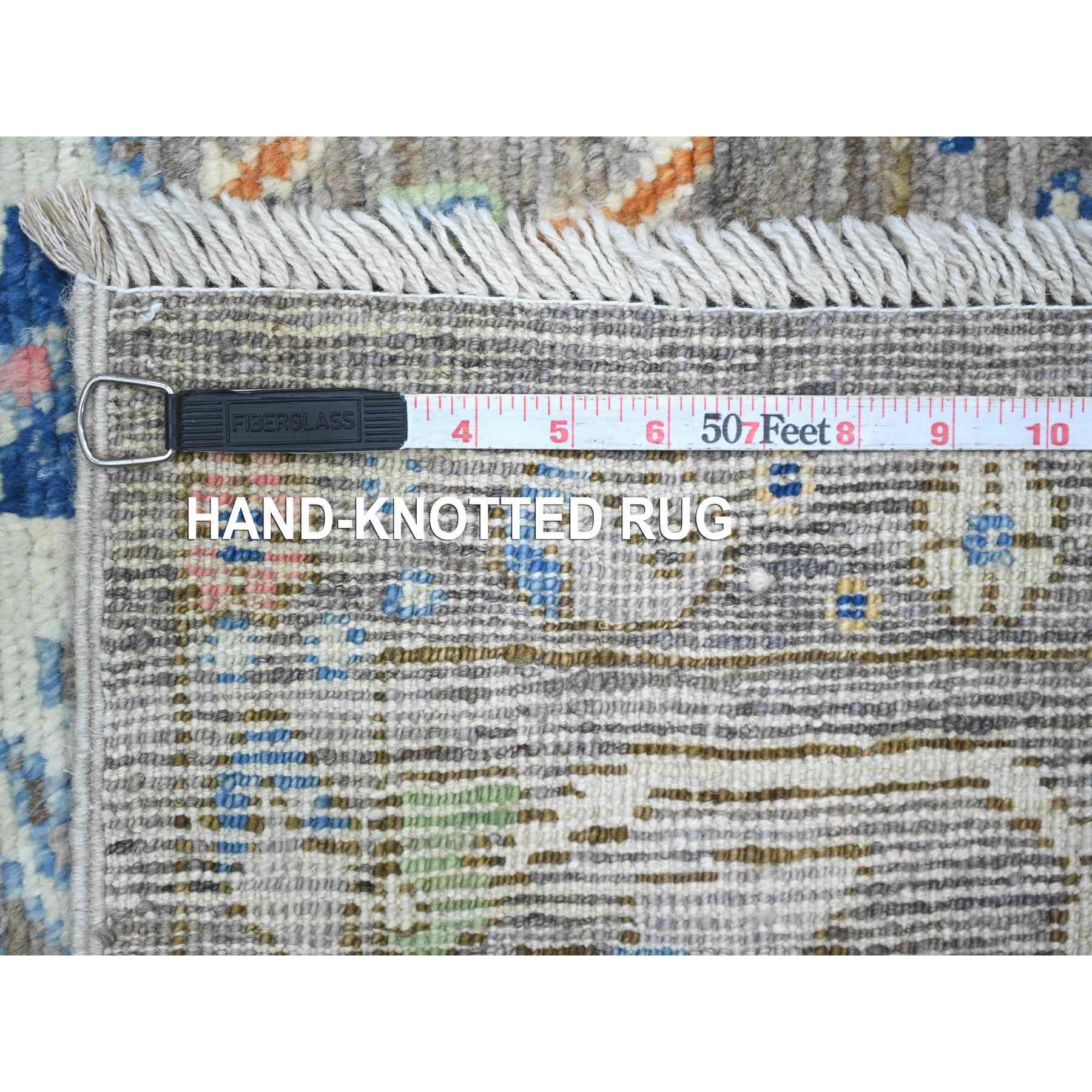 Oushak-And-Peshawar-Hand-Knotted-Rug-113410