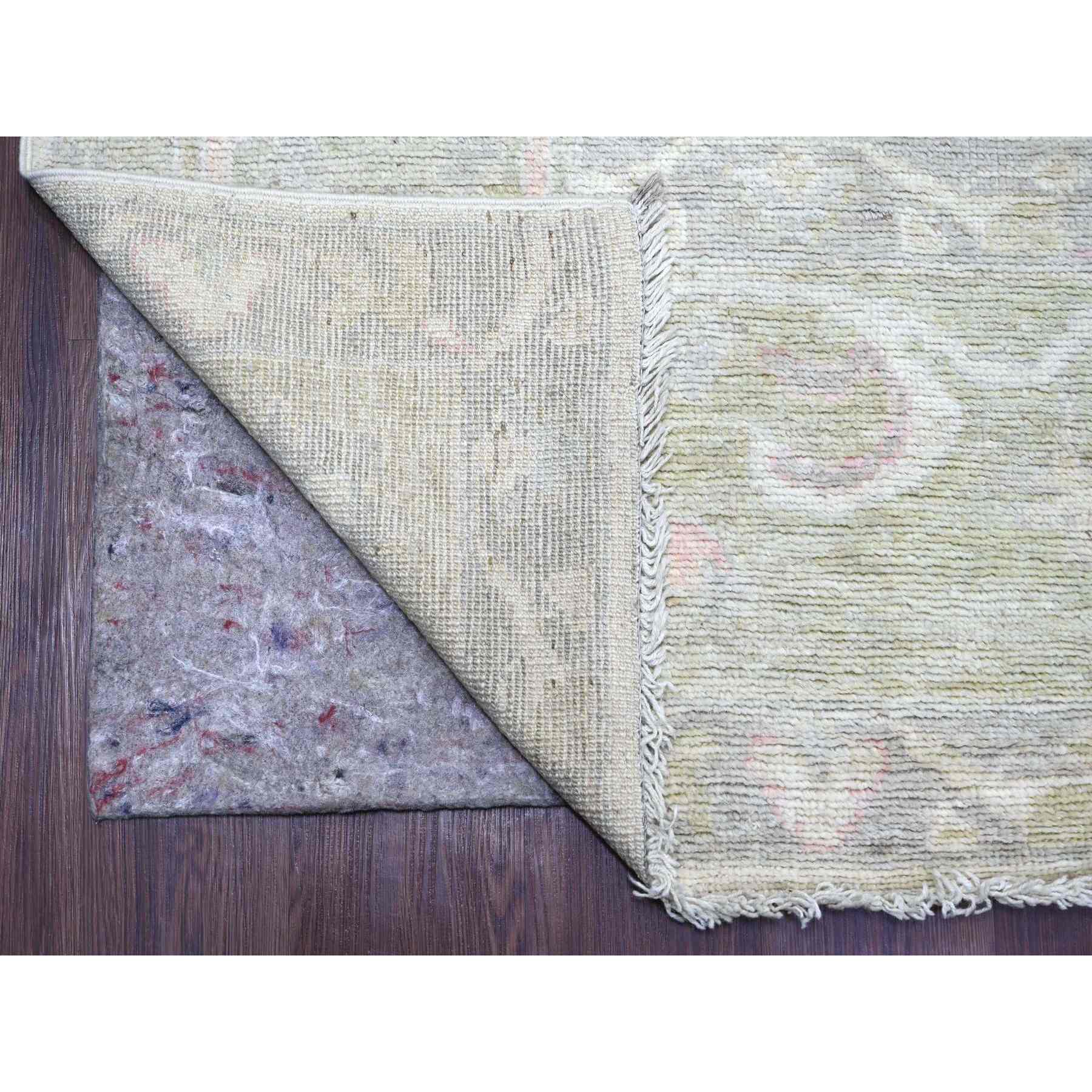 Oushak-And-Peshawar-Hand-Knotted-Rug-113415