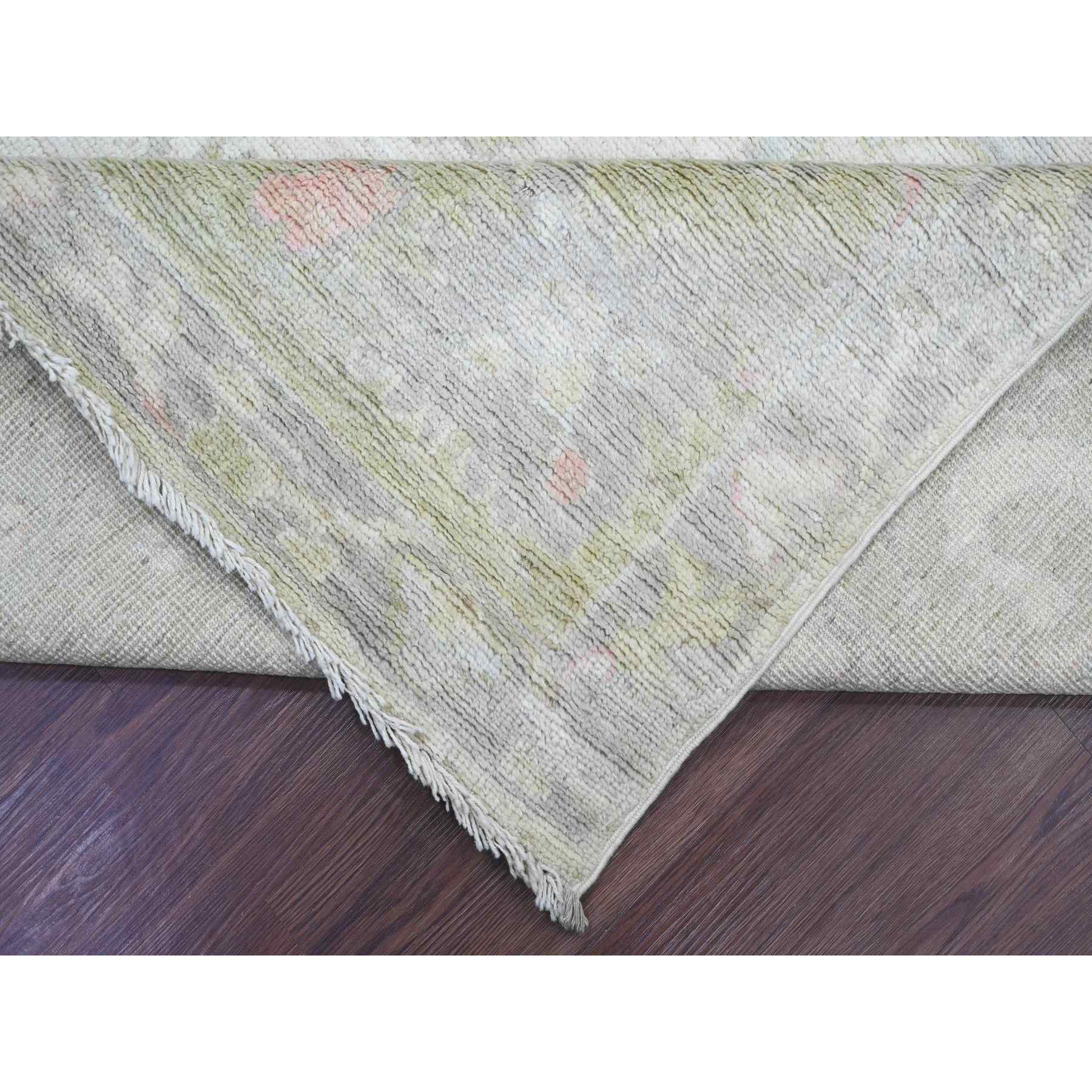 Oushak-And-Peshawar-Hand-Knotted-Rug-113415