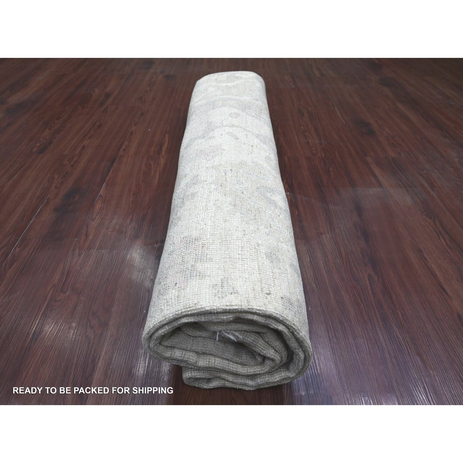 Oushak-And-Peshawar-Hand-Knotted-Rug-113415