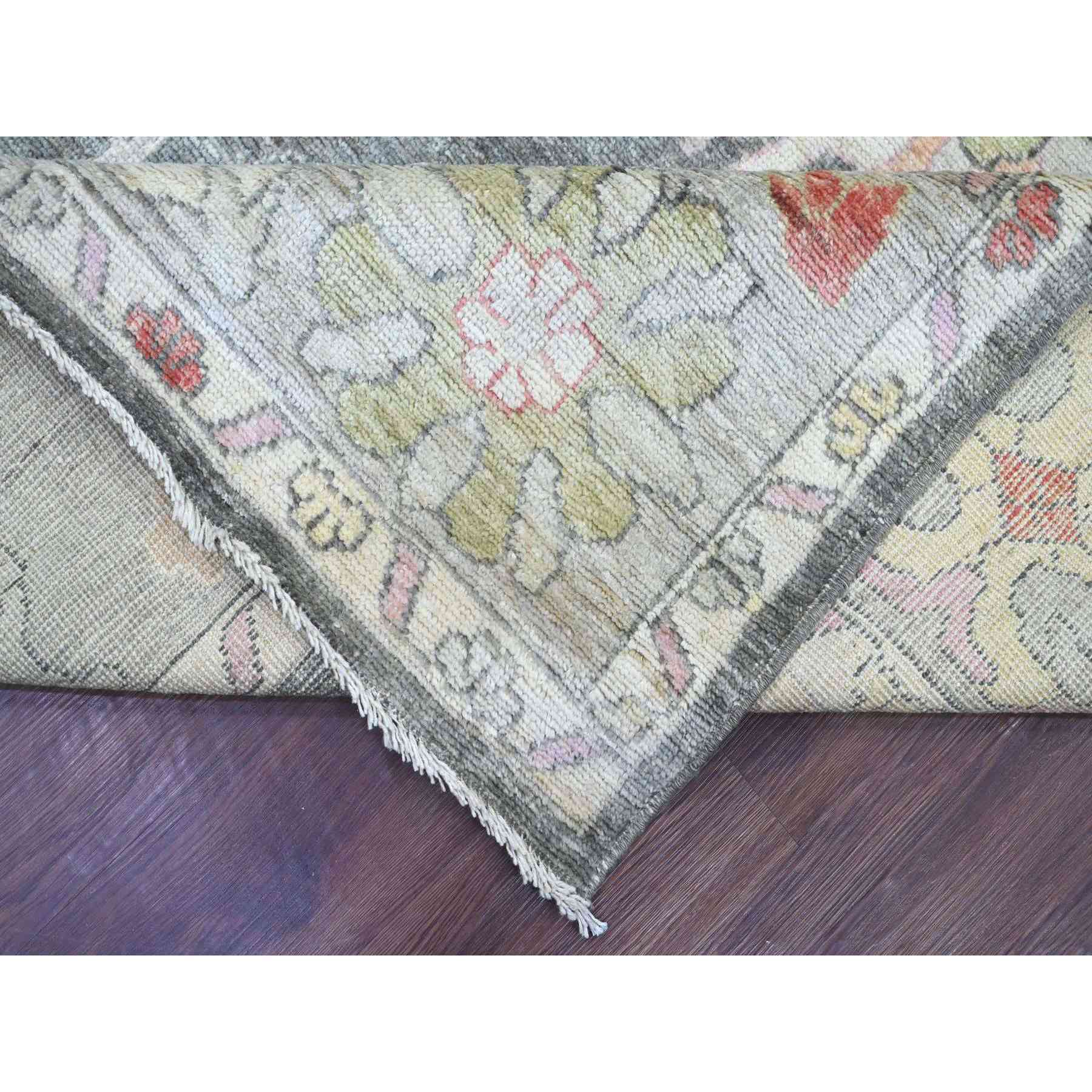 Oushak-And-Peshawar-Hand-Knotted-Rug-113420