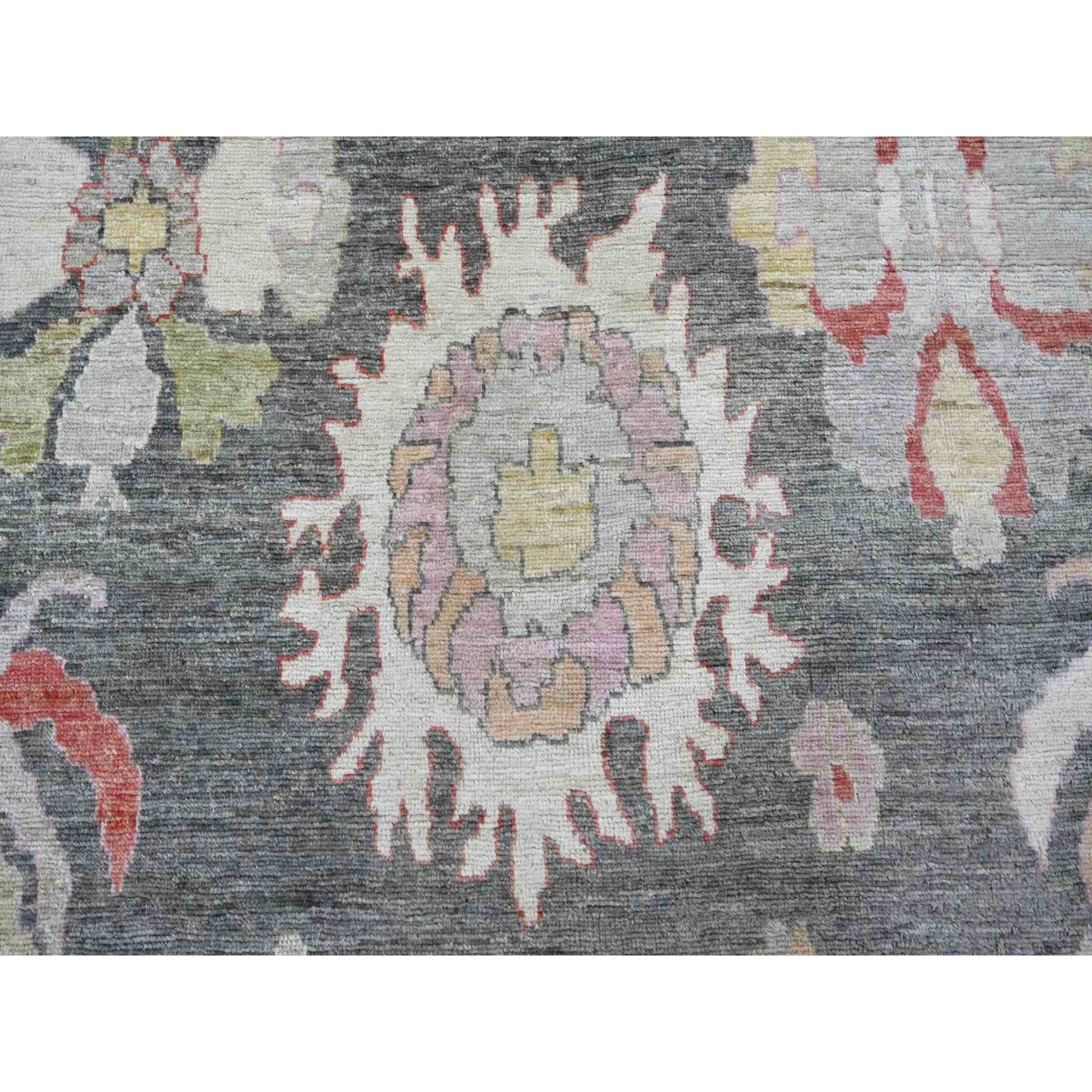 Oushak-And-Peshawar-Hand-Knotted-Rug-113420