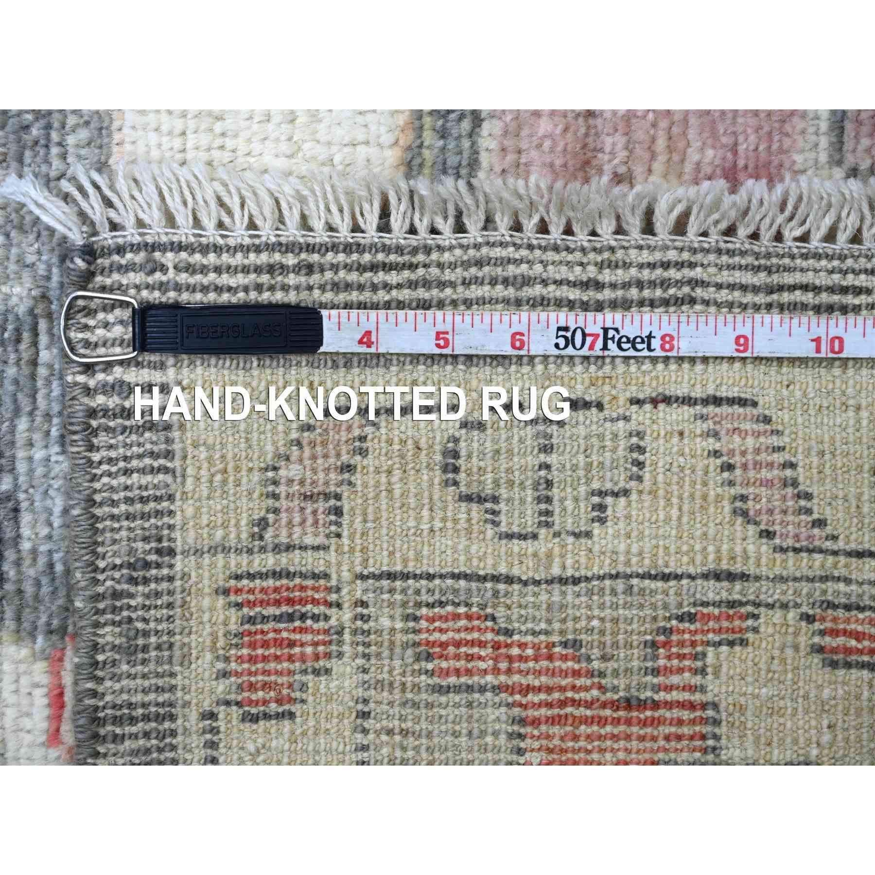Oushak-And-Peshawar-Hand-Knotted-Rug-113420