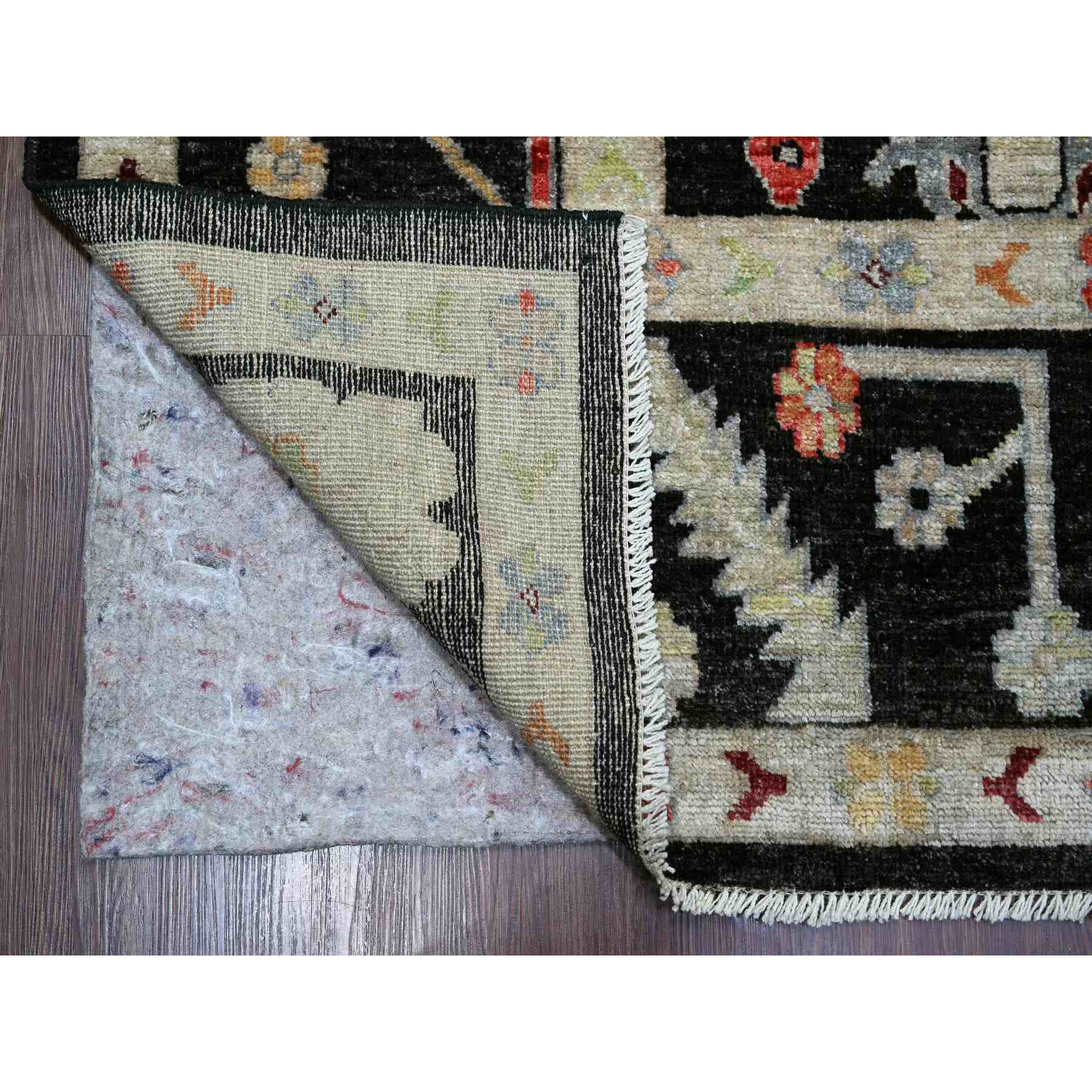 Oushak-And-Peshawar-Hand-Knotted-Rug-113425