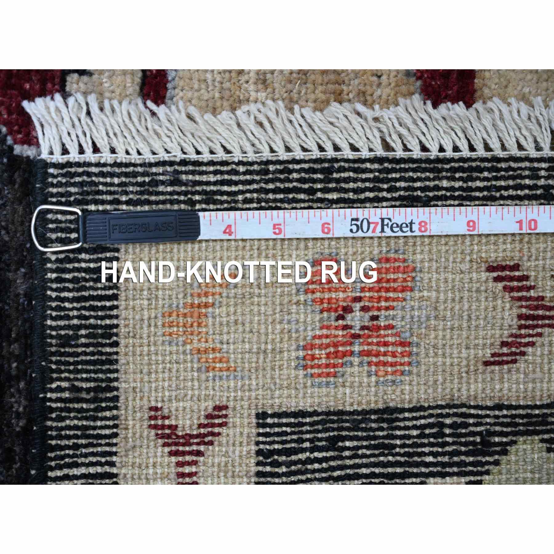 Oushak-And-Peshawar-Hand-Knotted-Rug-113425