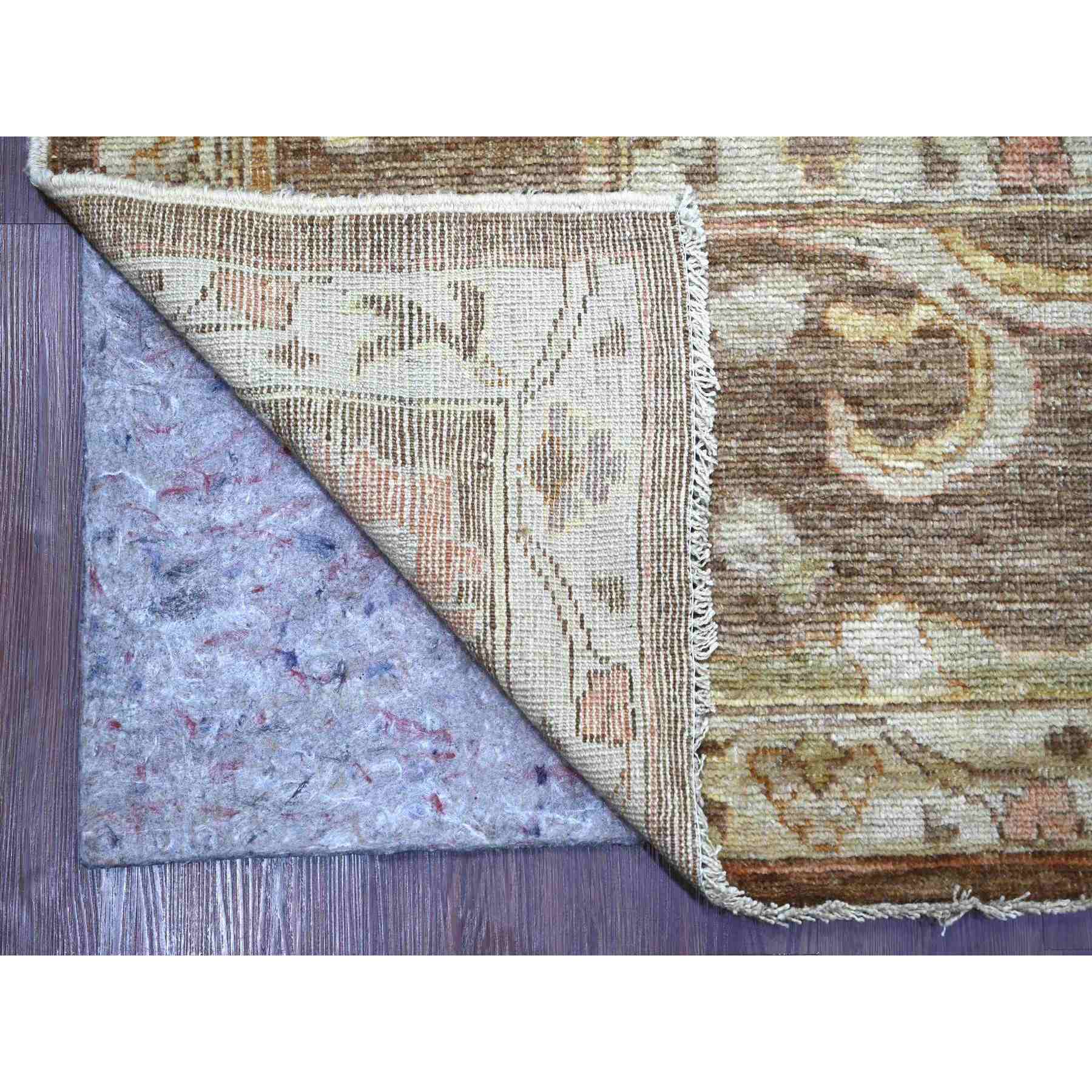 Oushak-And-Peshawar-Hand-Knotted-Rug-113430