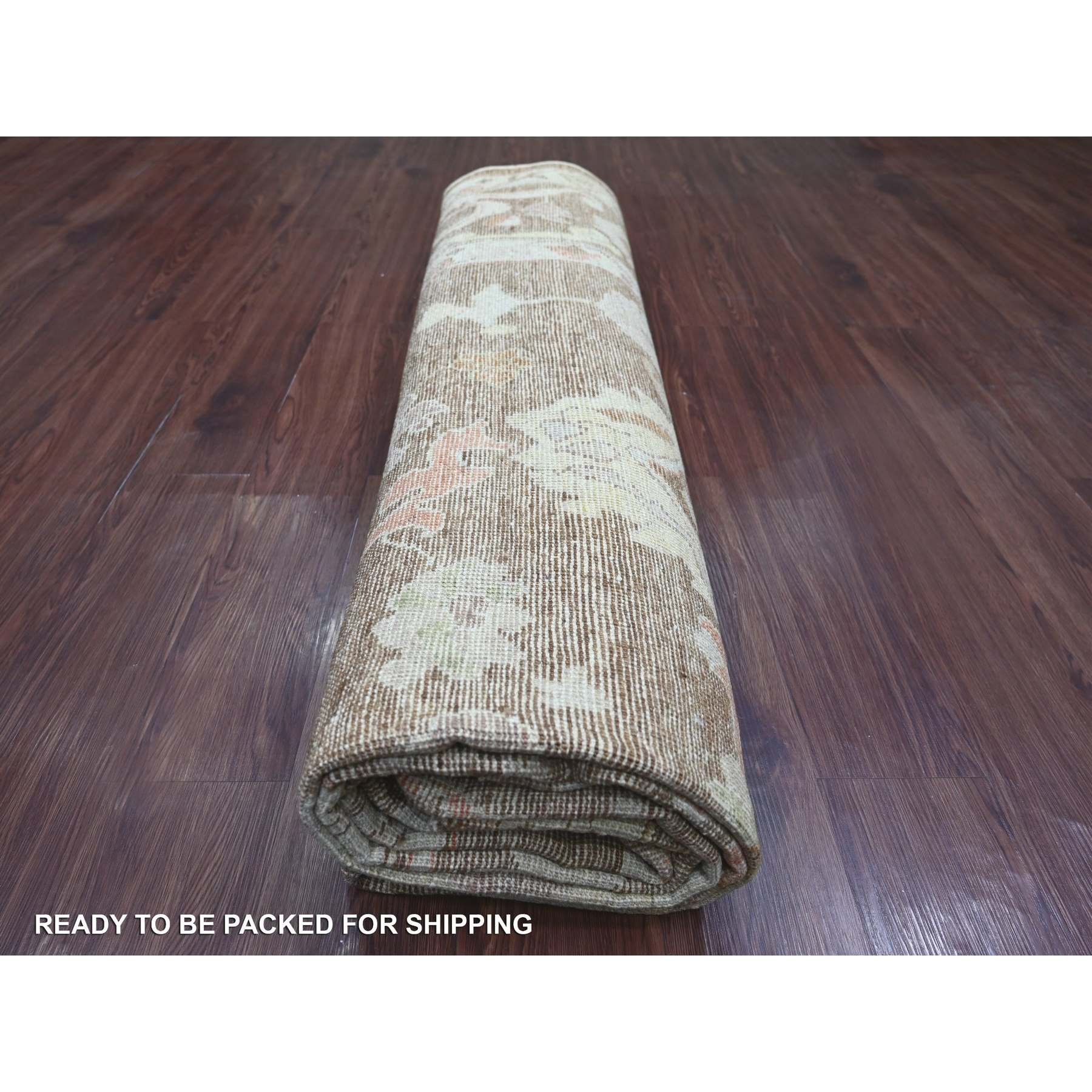 Oushak-And-Peshawar-Hand-Knotted-Rug-113430