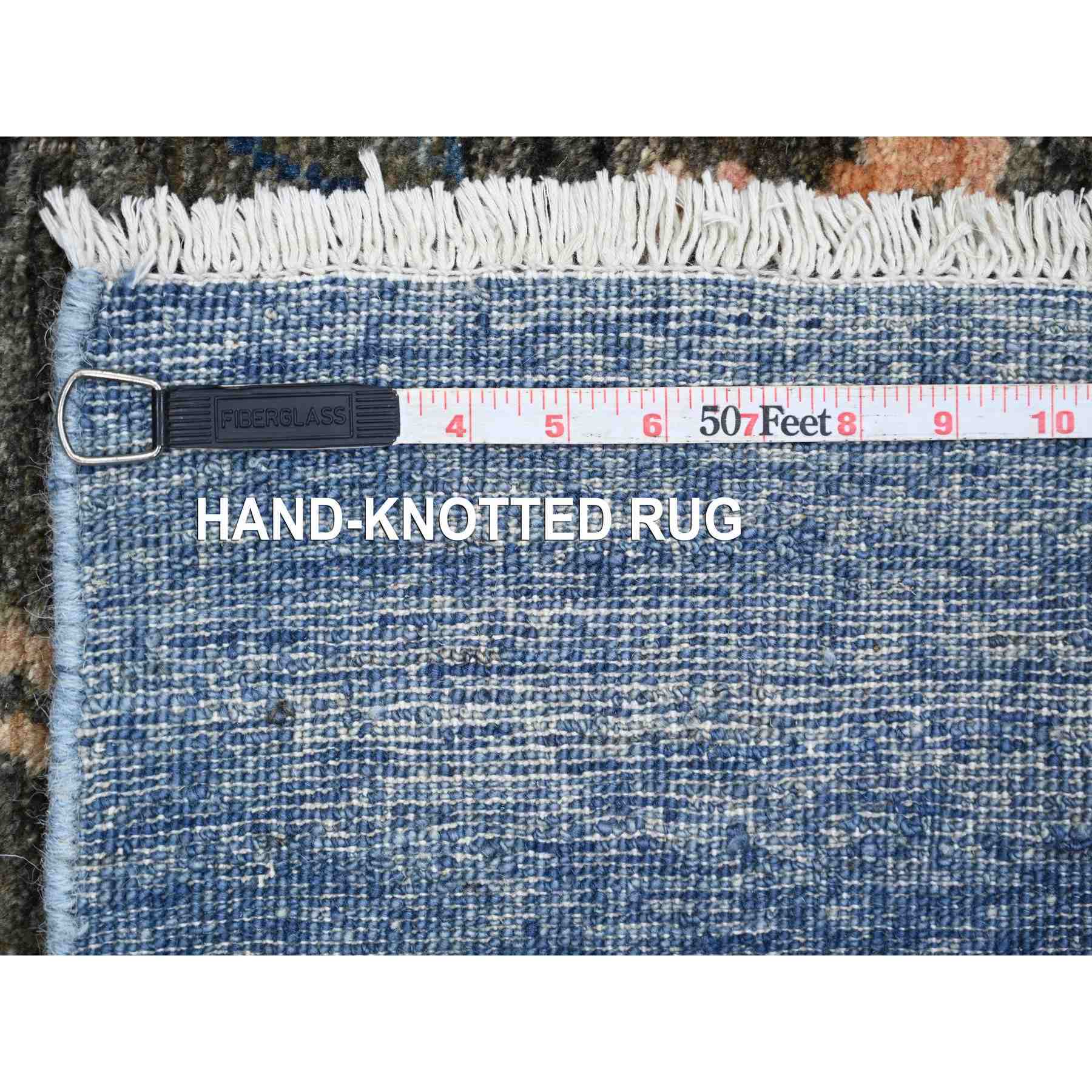 Oushak-And-Peshawar-Hand-Knotted-Rug-113445