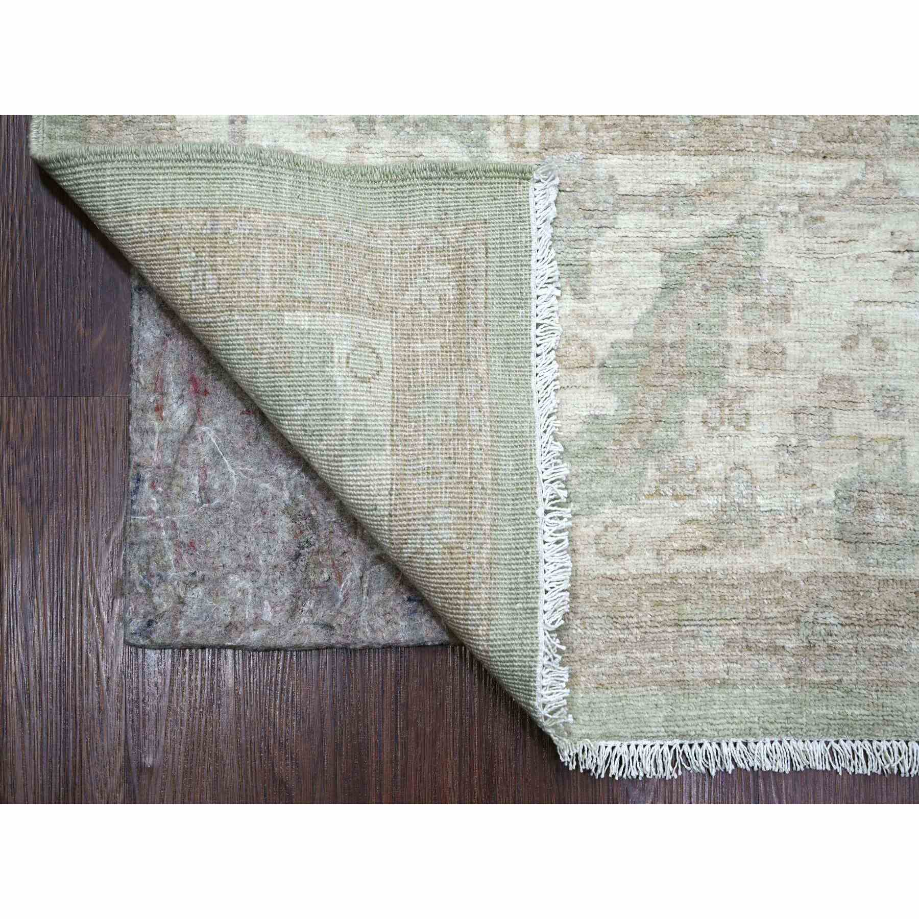 Oushak-And-Peshawar-Hand-Knotted-Rug-113455