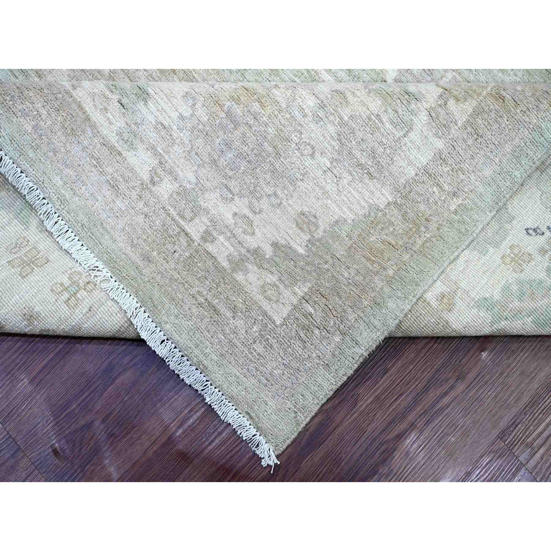 Oushak-And-Peshawar-Hand-Knotted-Rug-113455