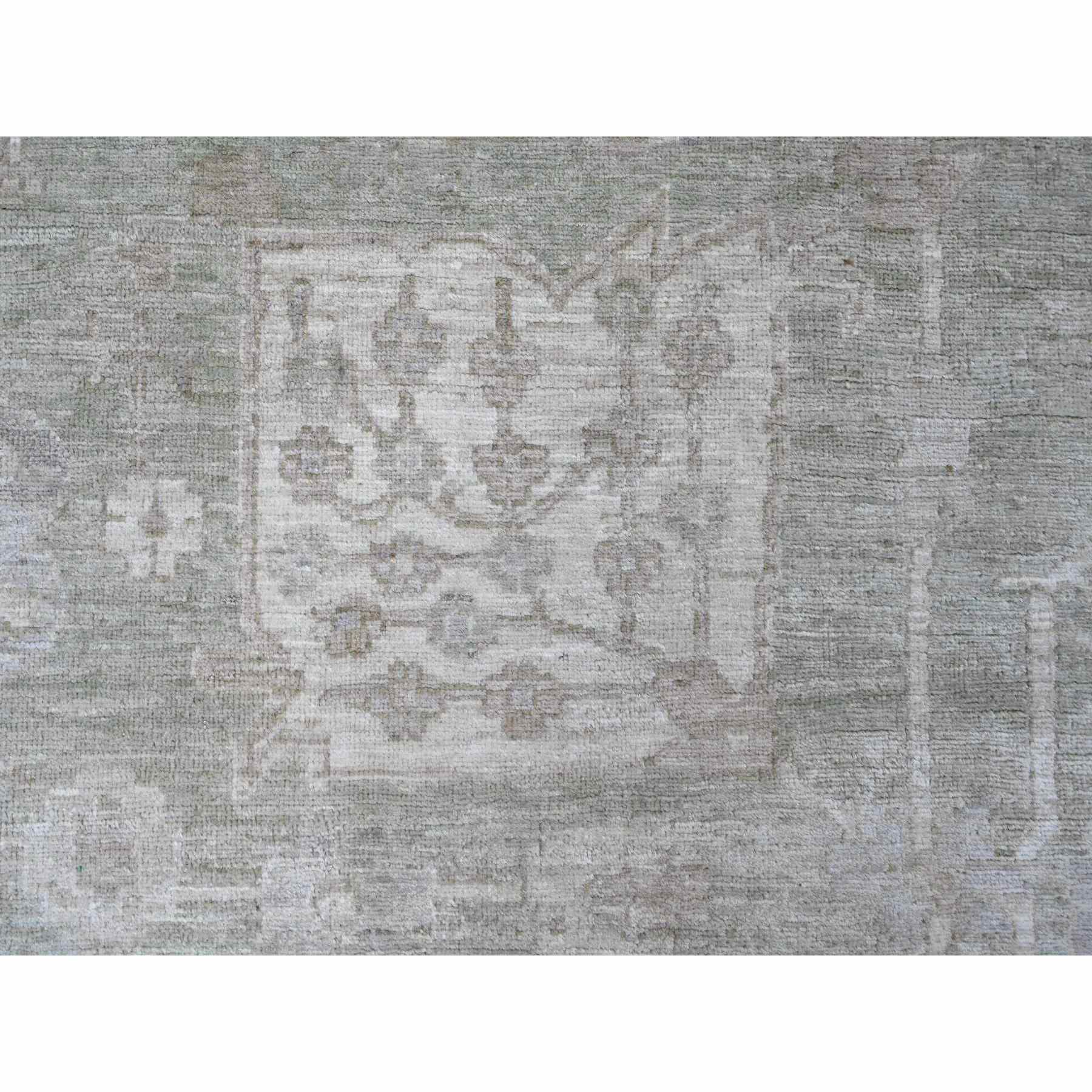 Oushak-And-Peshawar-Hand-Knotted-Rug-113455