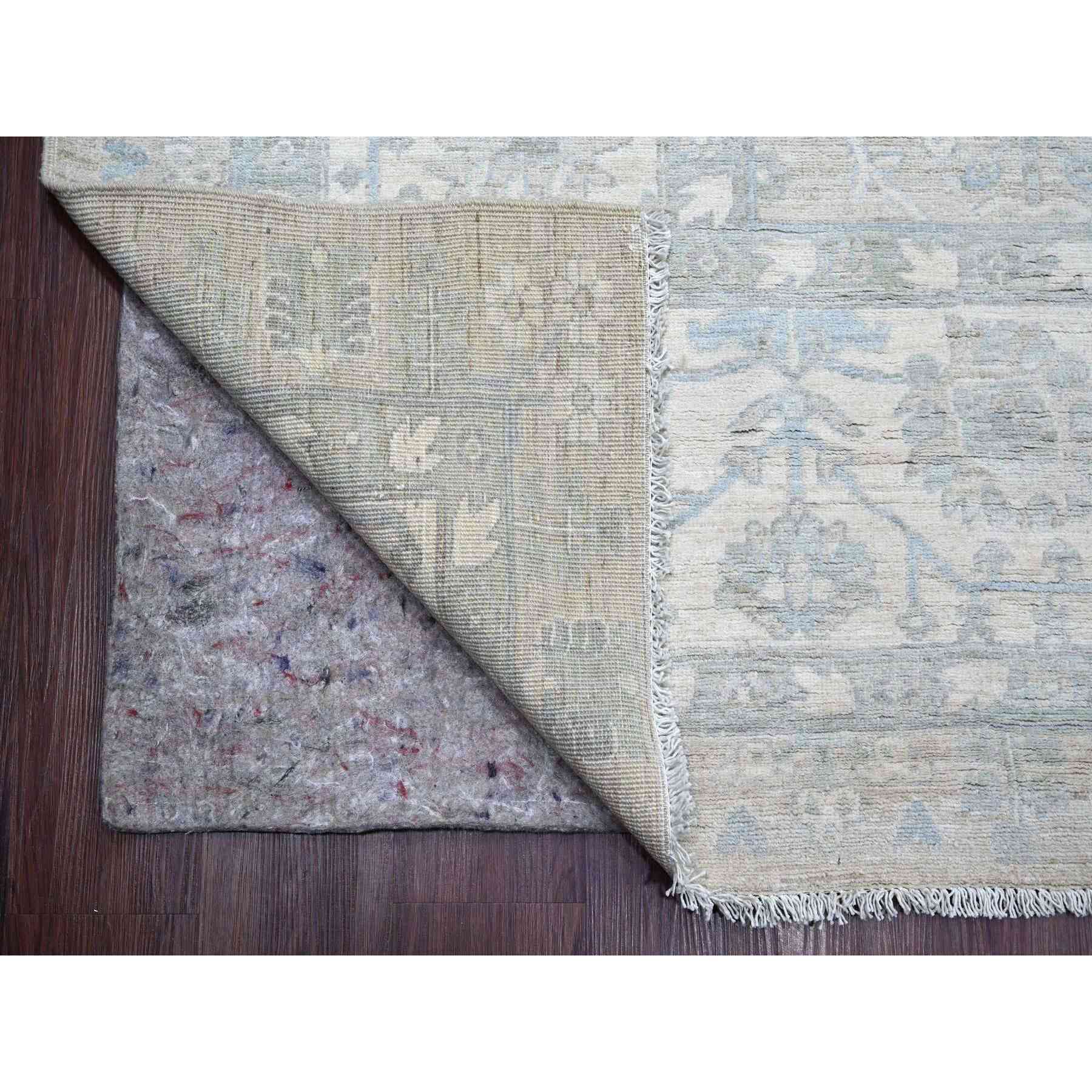 Oushak-And-Peshawar-Hand-Knotted-Rug-113460