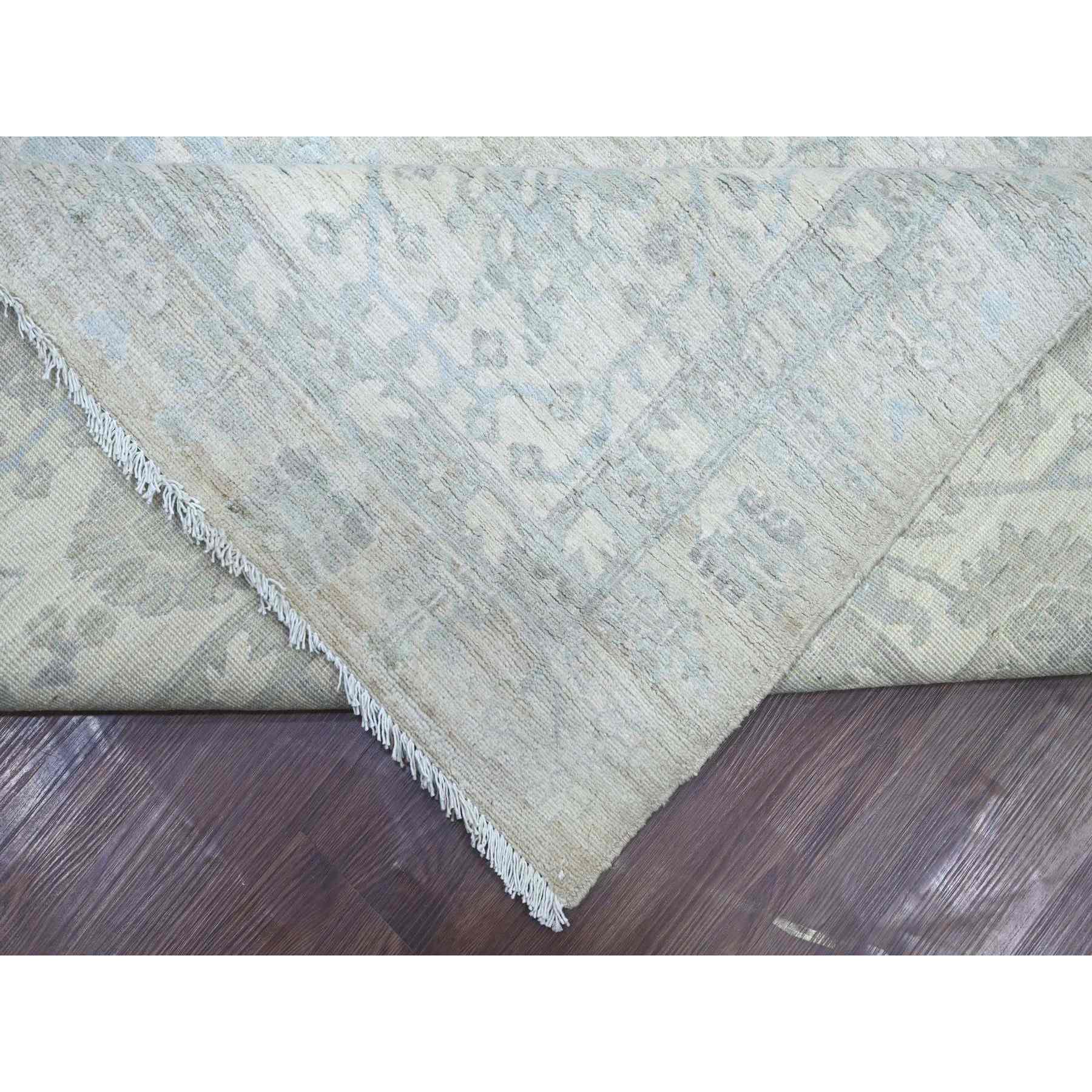Oushak-And-Peshawar-Hand-Knotted-Rug-113460
