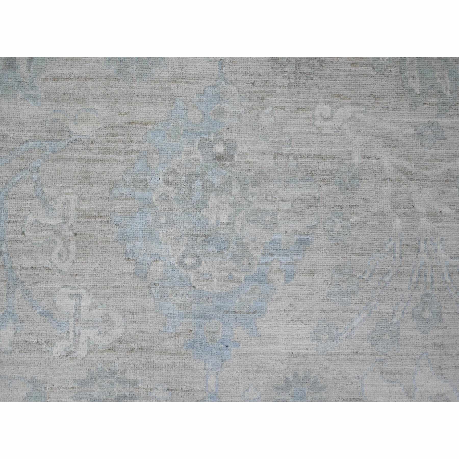 Oushak-And-Peshawar-Hand-Knotted-Rug-113460