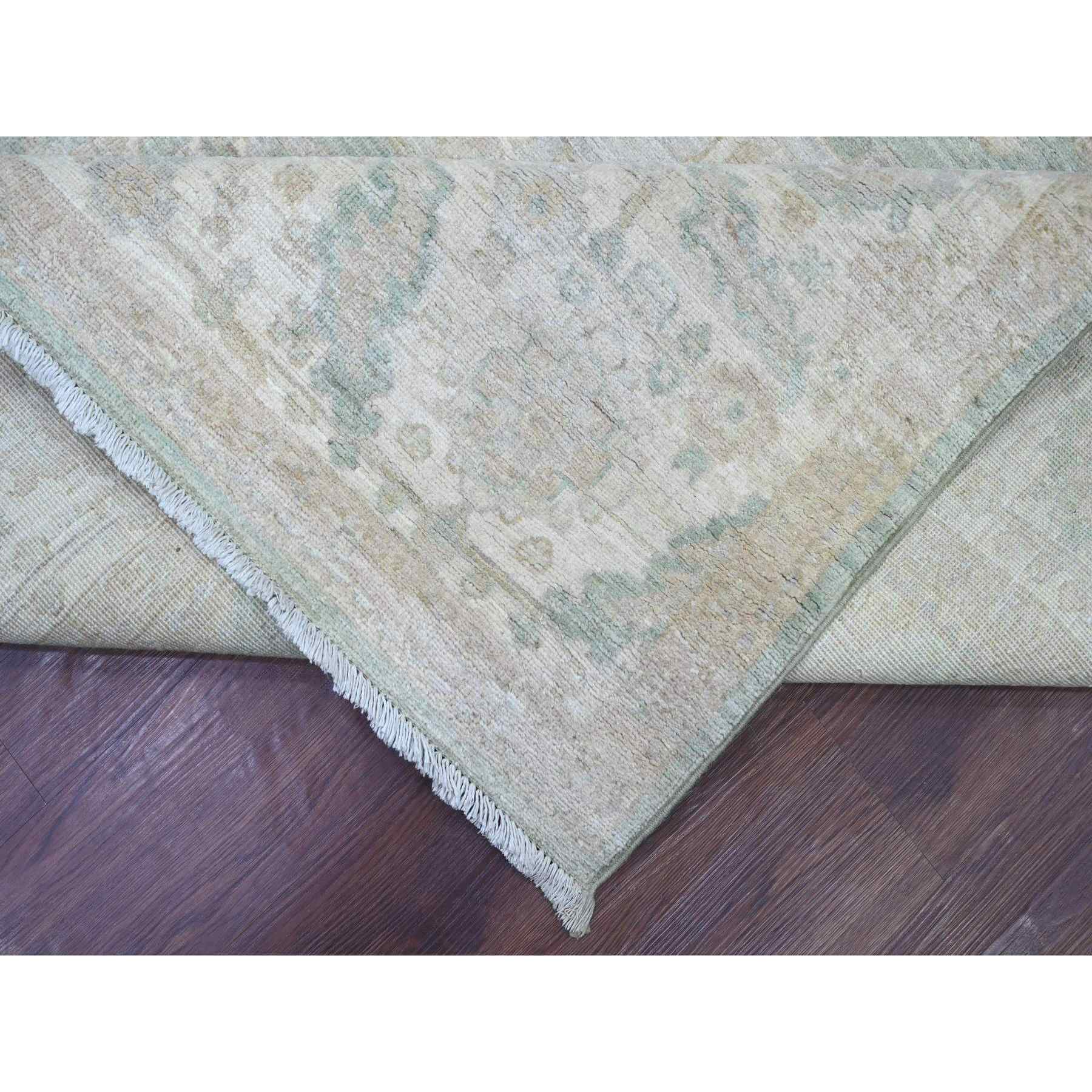 Oushak-And-Peshawar-Hand-Knotted-Rug-113465