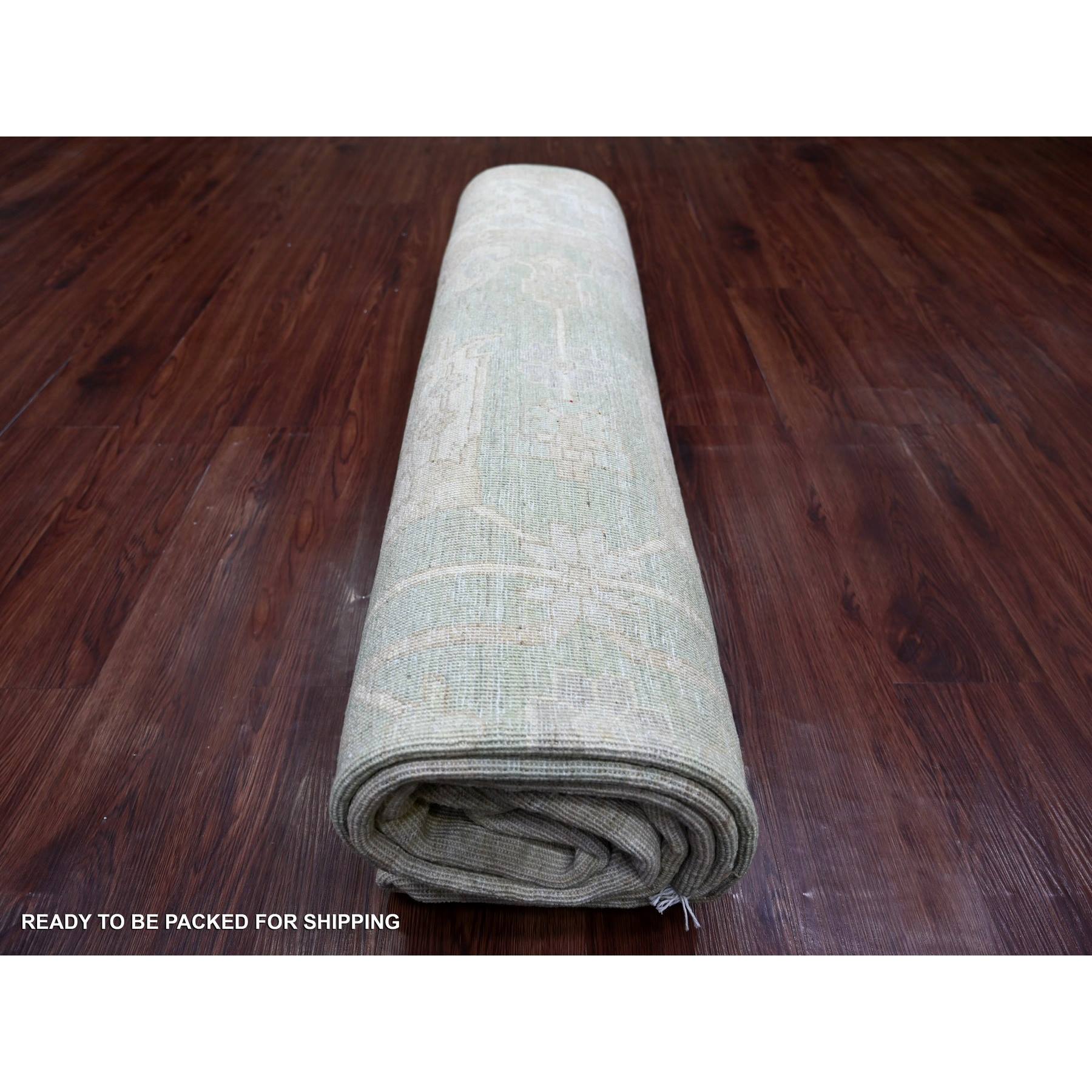 Oushak-And-Peshawar-Hand-Knotted-Rug-113465