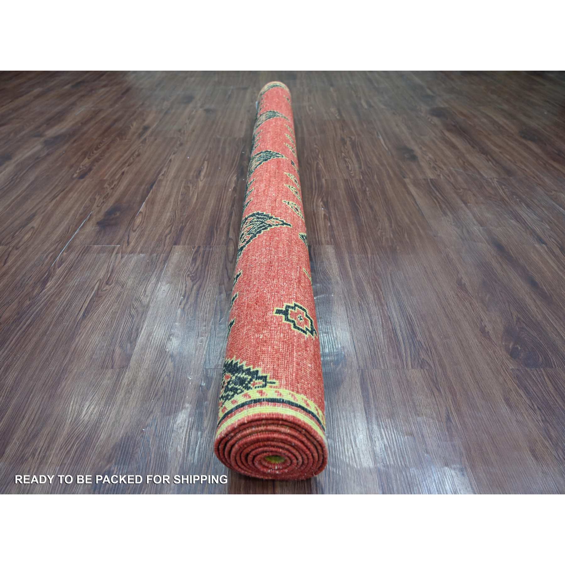 Oushak-And-Peshawar-Hand-Knotted-Rug-113485