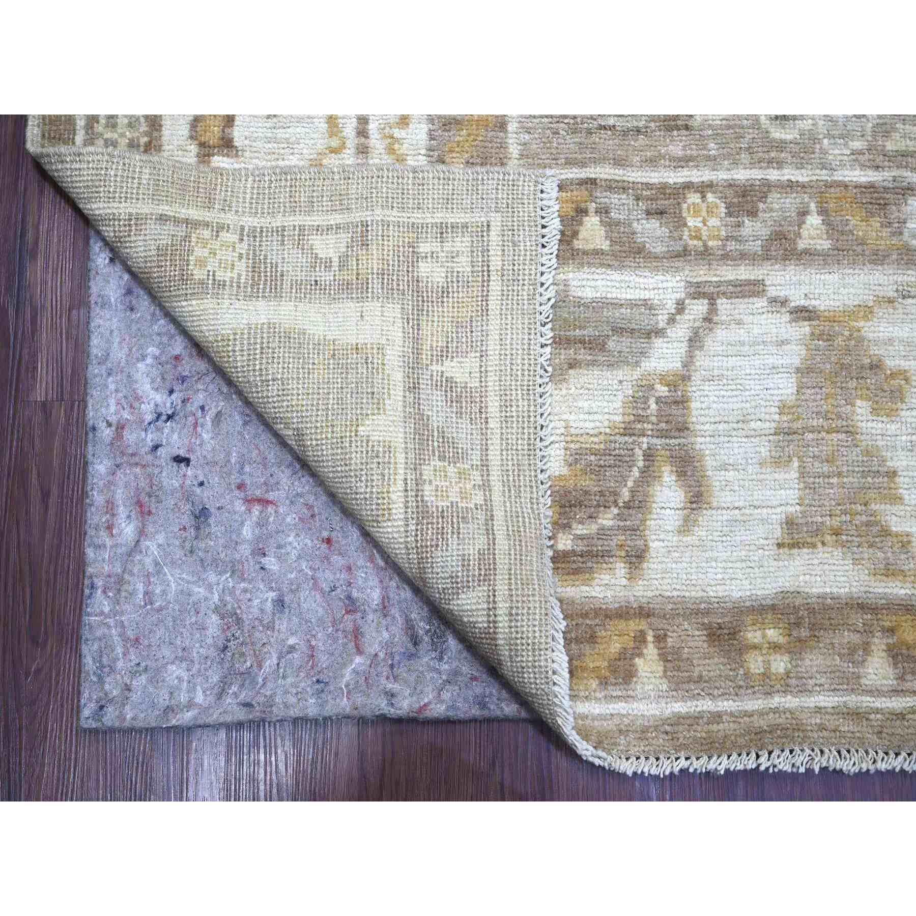 Oushak-And-Peshawar-Hand-Knotted-Rug-113490
