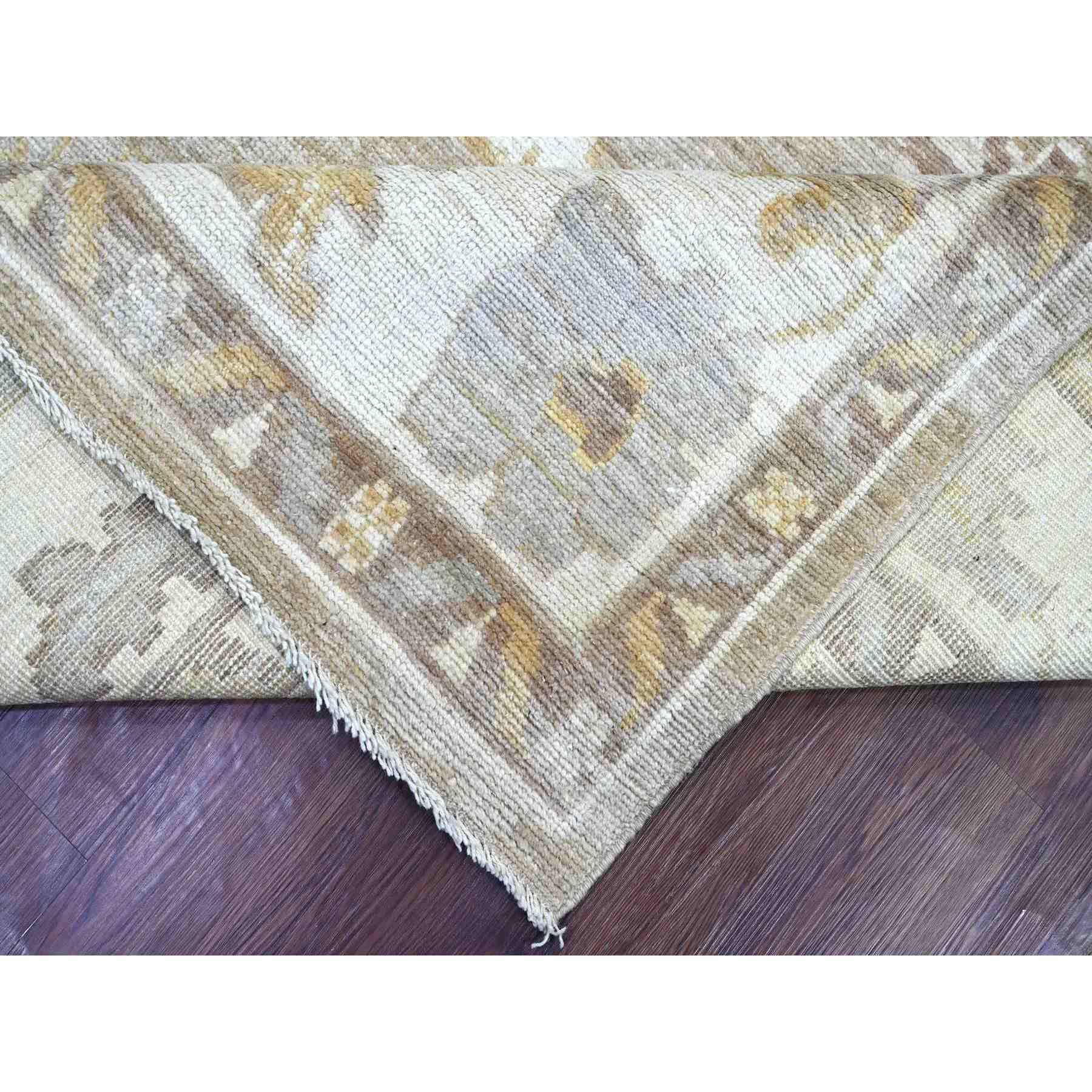 Oushak-And-Peshawar-Hand-Knotted-Rug-113490
