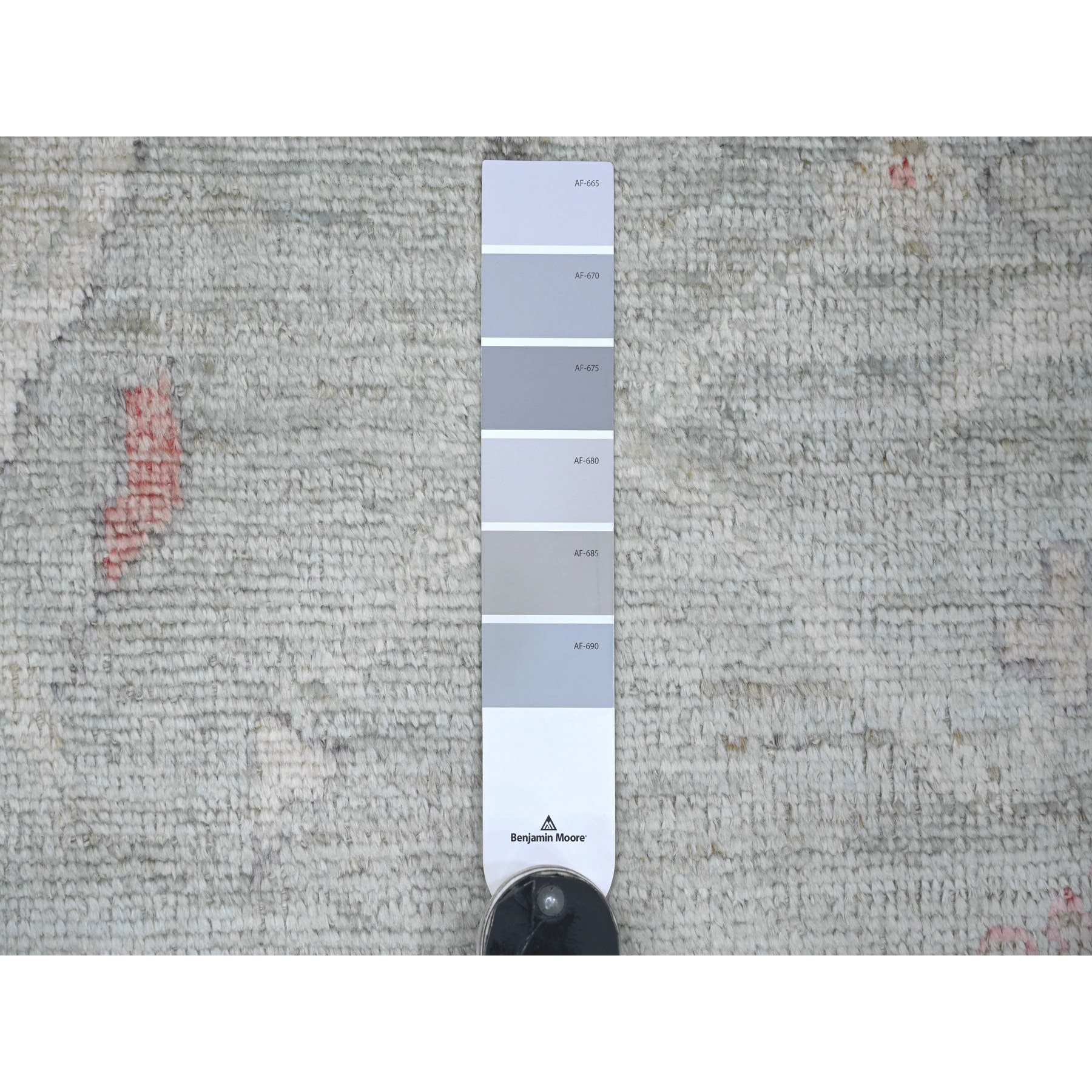 Oushak-And-Peshawar-Hand-Knotted-Rug-113505