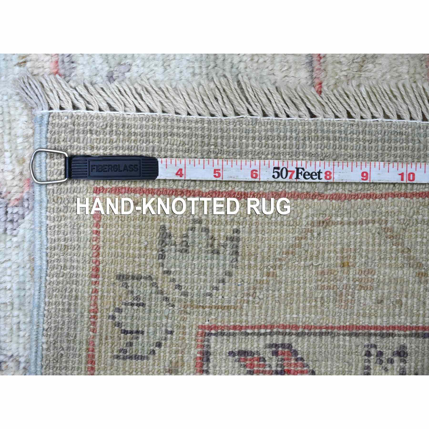 Oushak-And-Peshawar-Hand-Knotted-Rug-113505