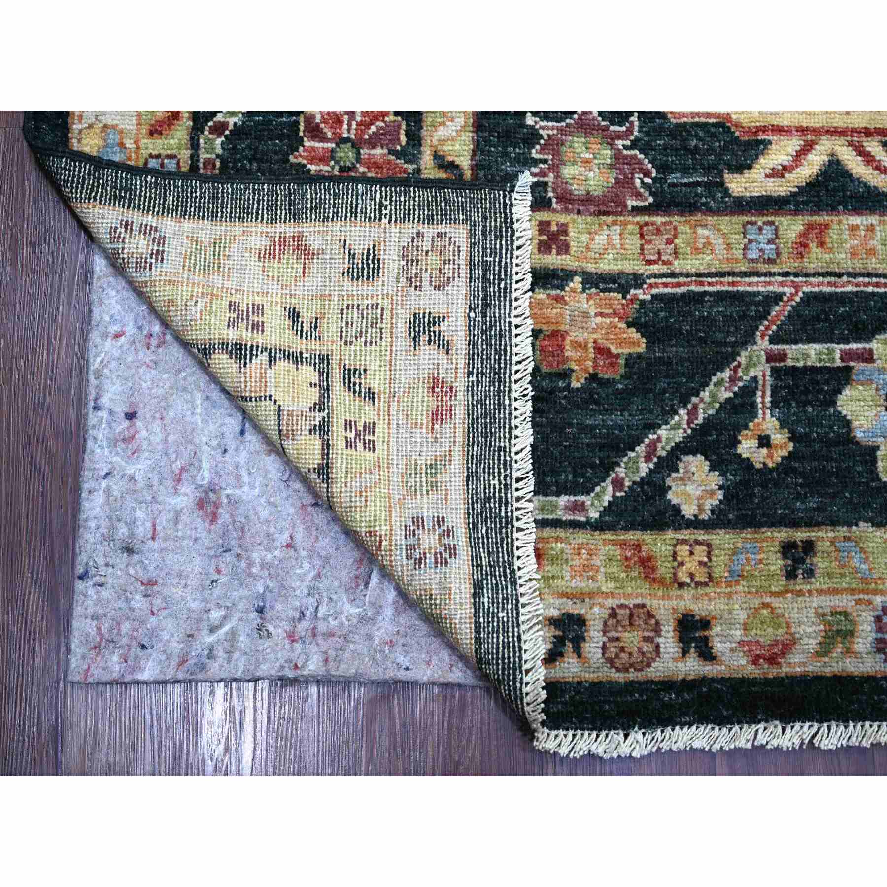 Oushak-And-Peshawar-Hand-Knotted-Rug-113510