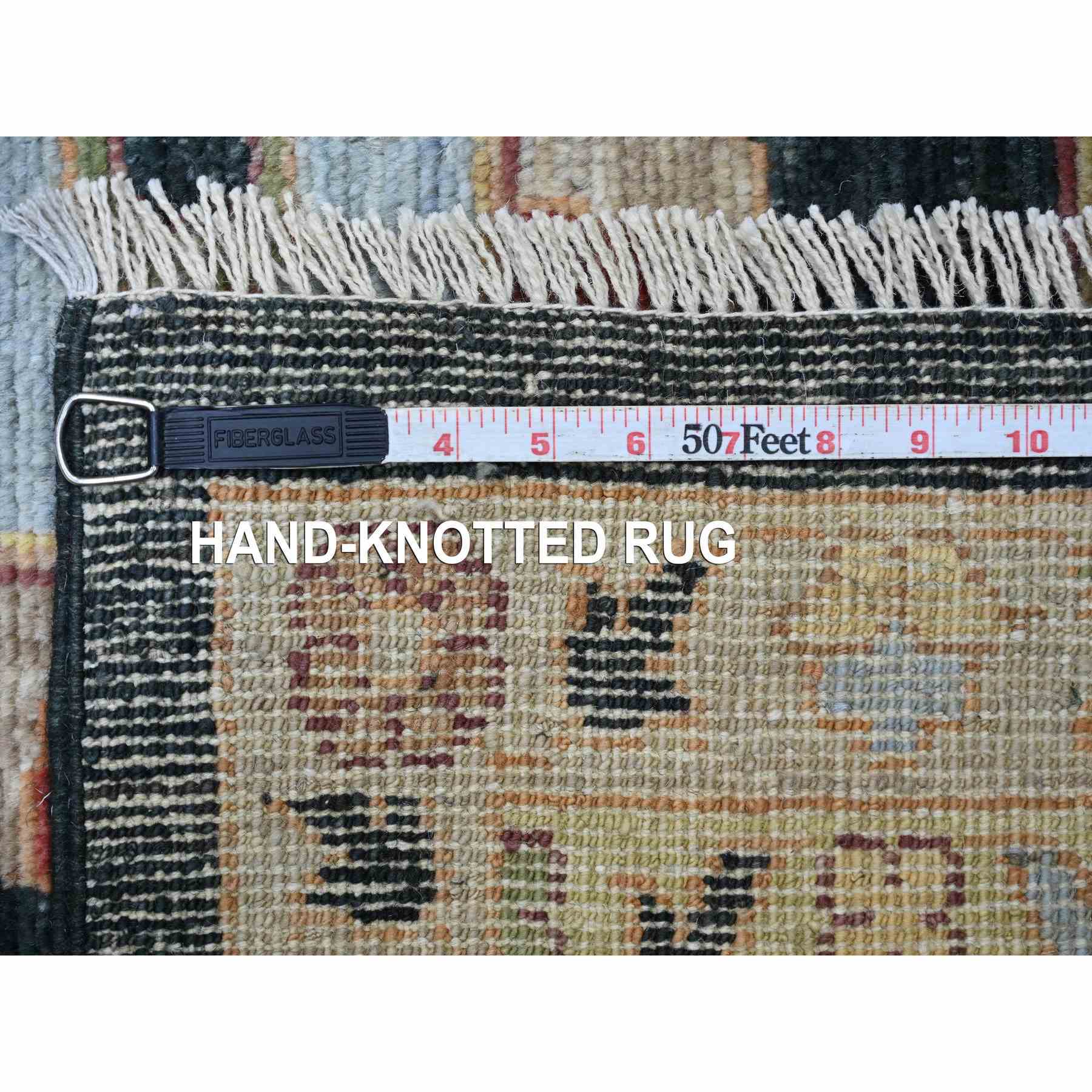 Oushak-And-Peshawar-Hand-Knotted-Rug-113510