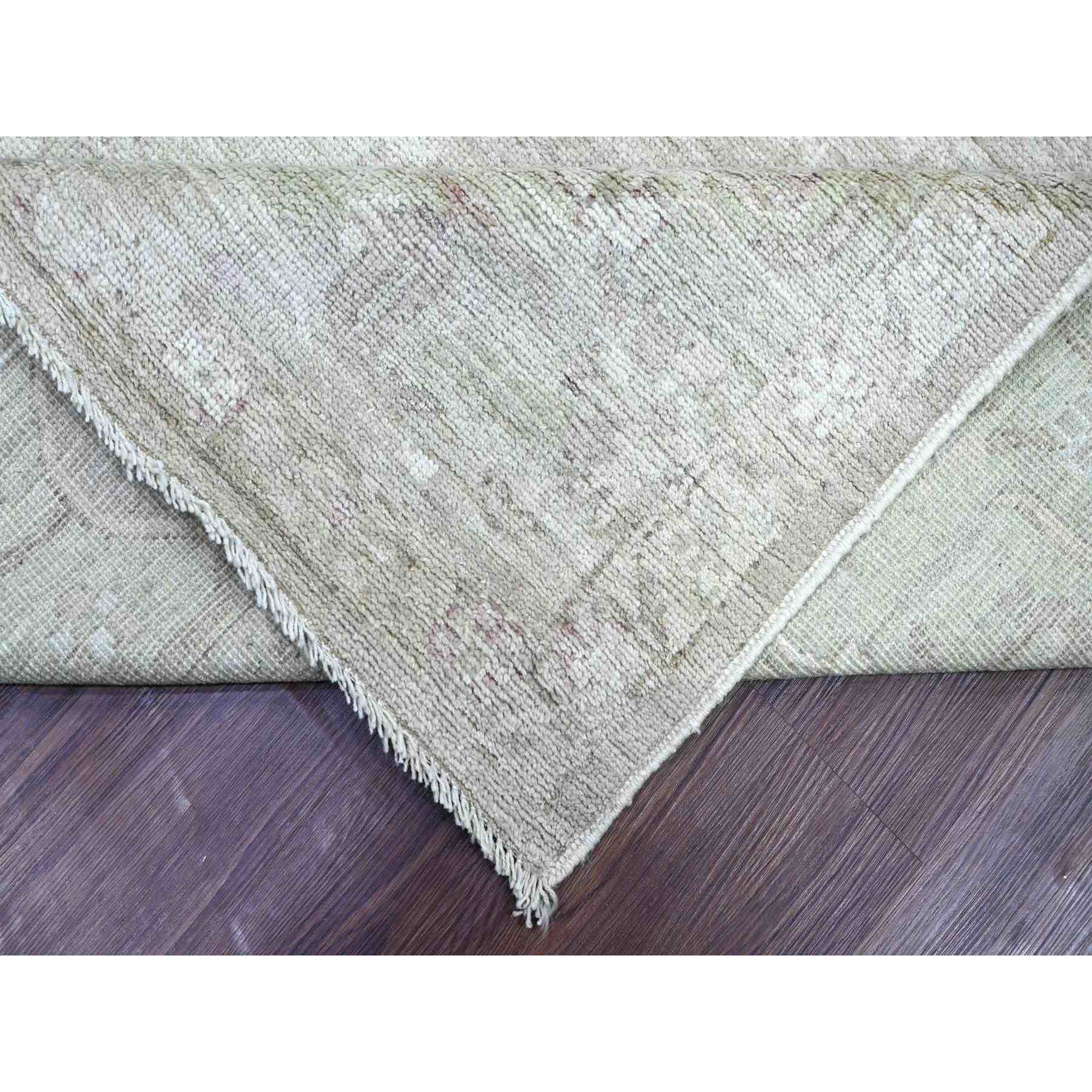 Oushak-And-Peshawar-Hand-Knotted-Rug-113515