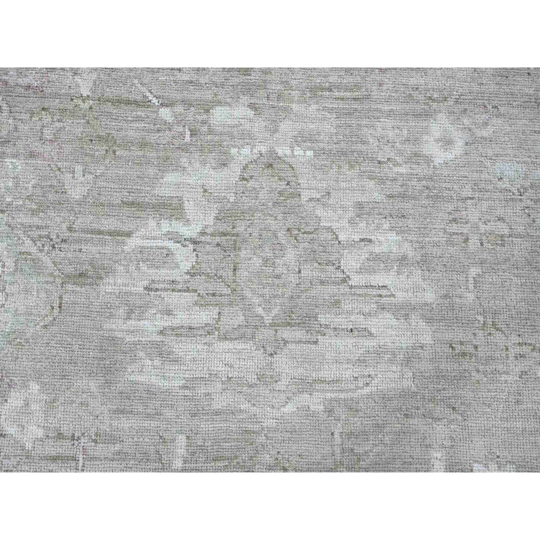Oushak-And-Peshawar-Hand-Knotted-Rug-113515