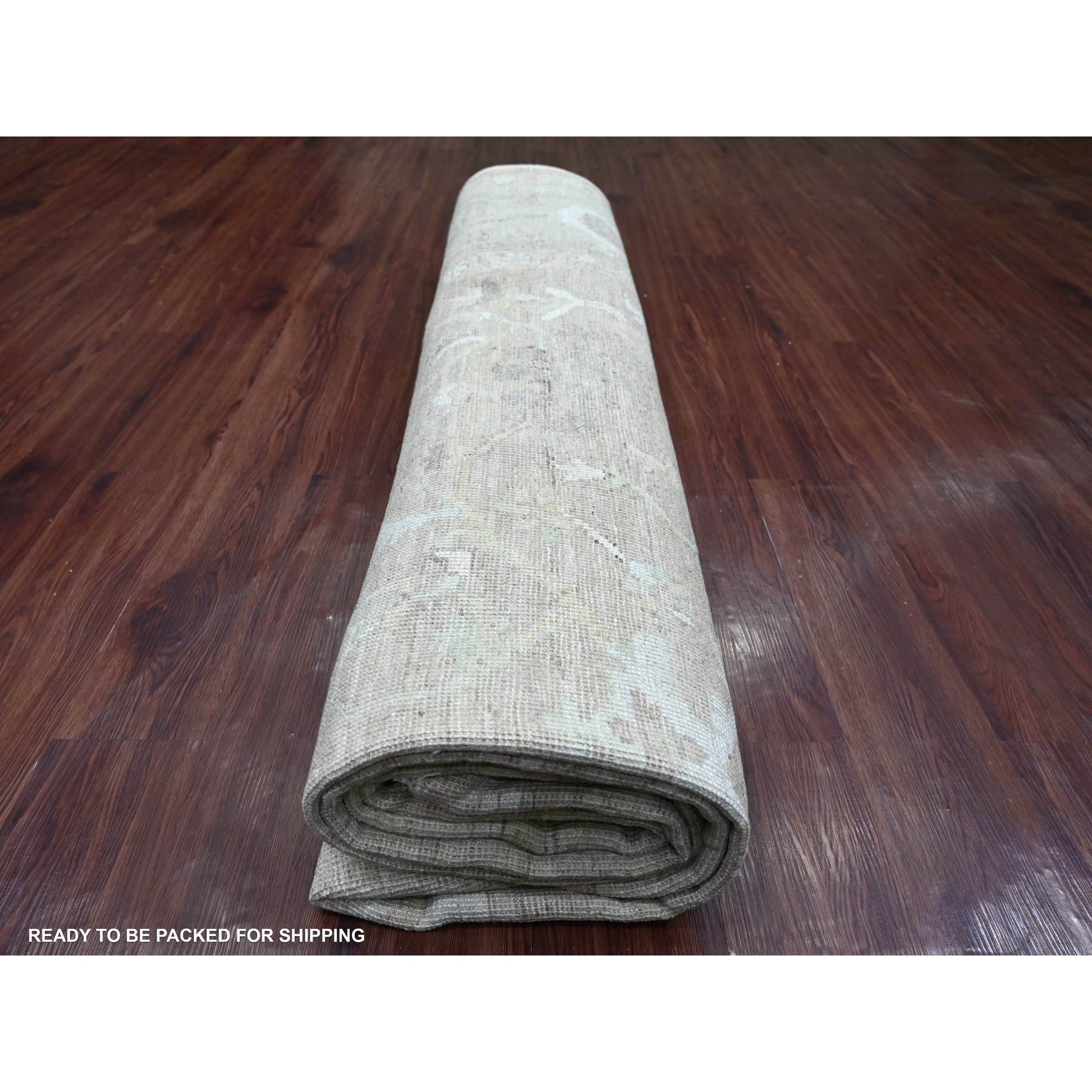 Oushak-And-Peshawar-Hand-Knotted-Rug-113515