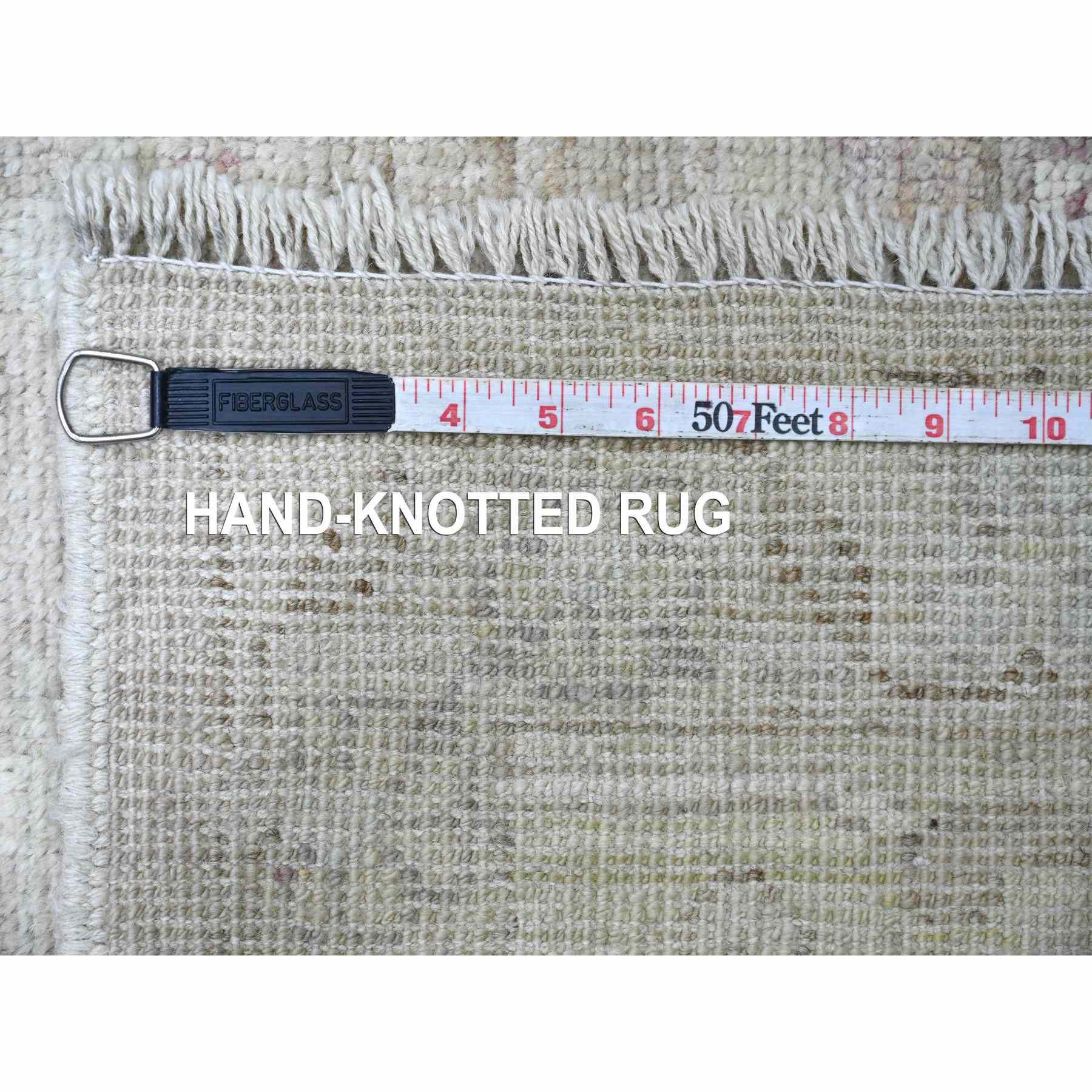Oushak-And-Peshawar-Hand-Knotted-Rug-113515