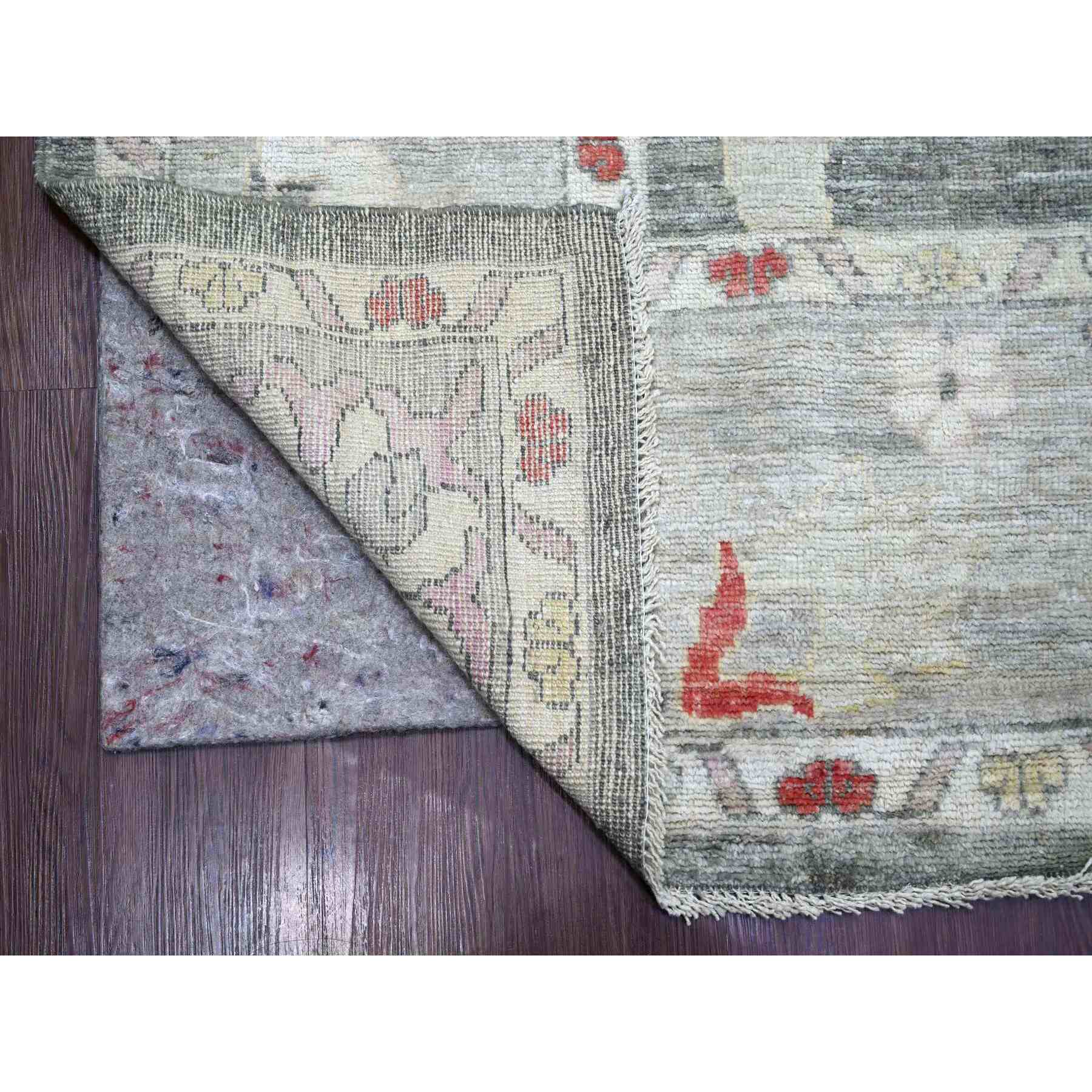 Oushak-And-Peshawar-Hand-Knotted-Rug-113520