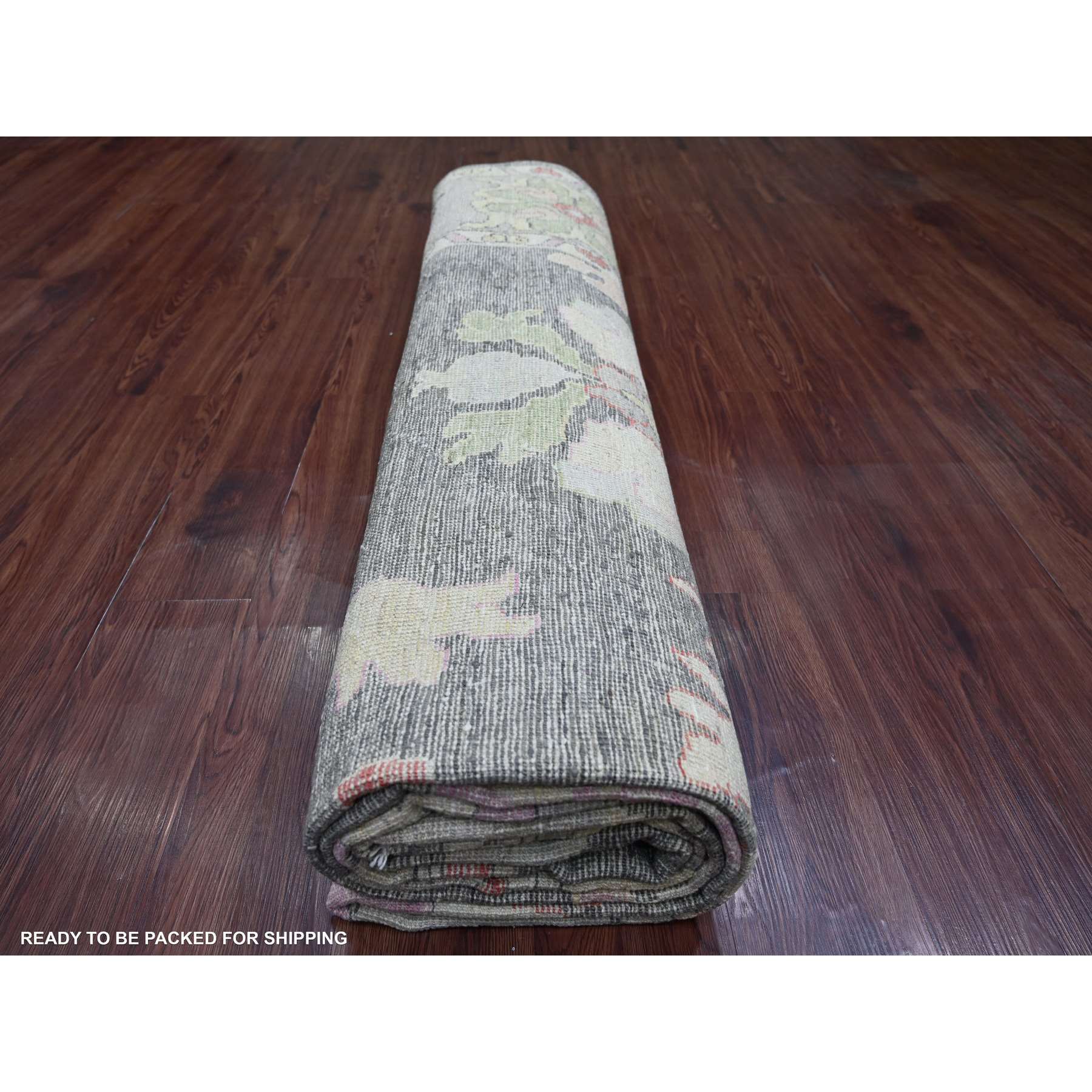 Oushak-And-Peshawar-Hand-Knotted-Rug-113520