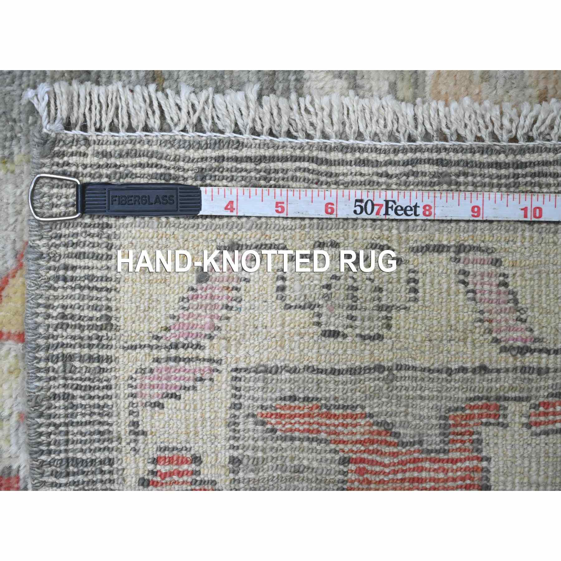Oushak-And-Peshawar-Hand-Knotted-Rug-113520