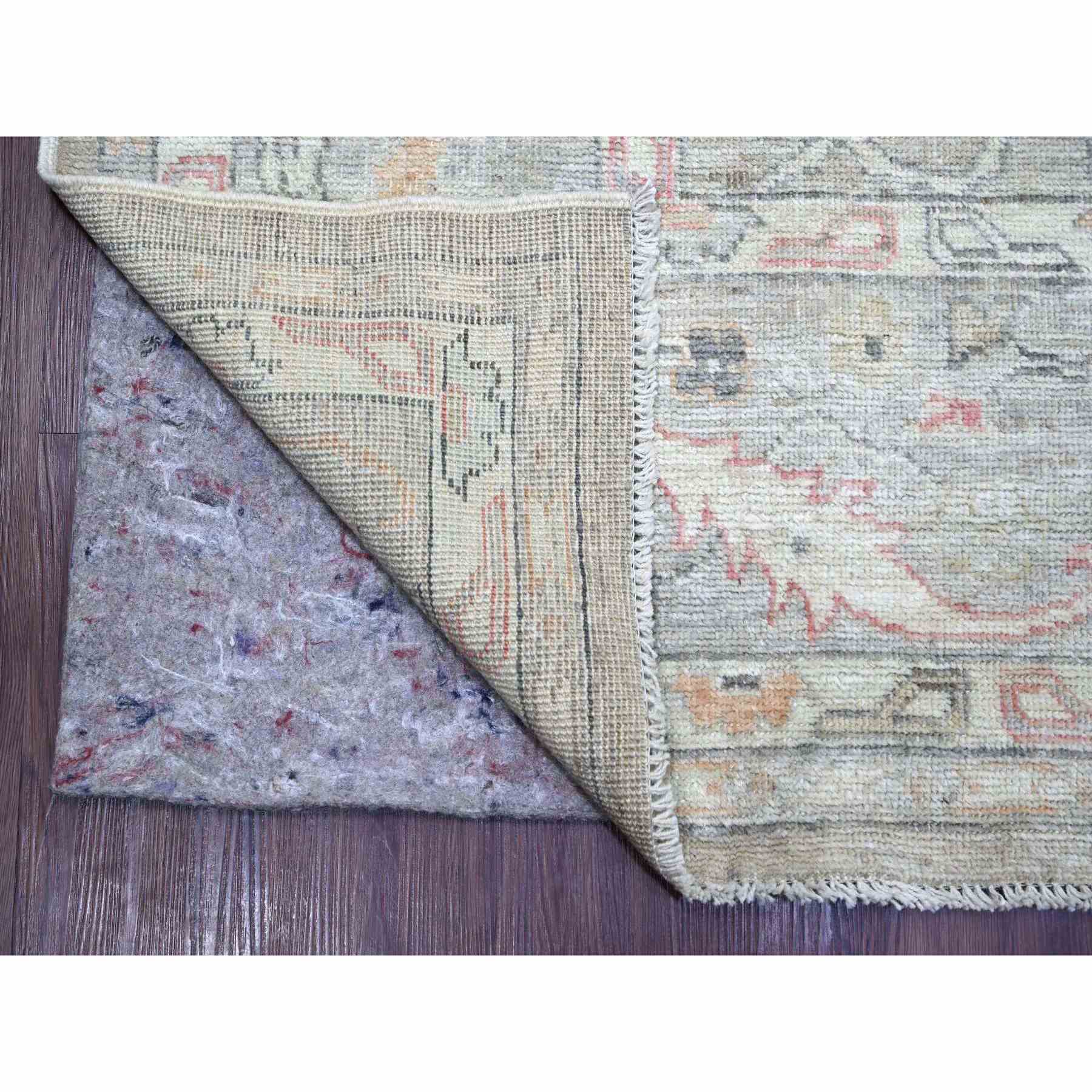 Oushak-And-Peshawar-Hand-Knotted-Rug-113525