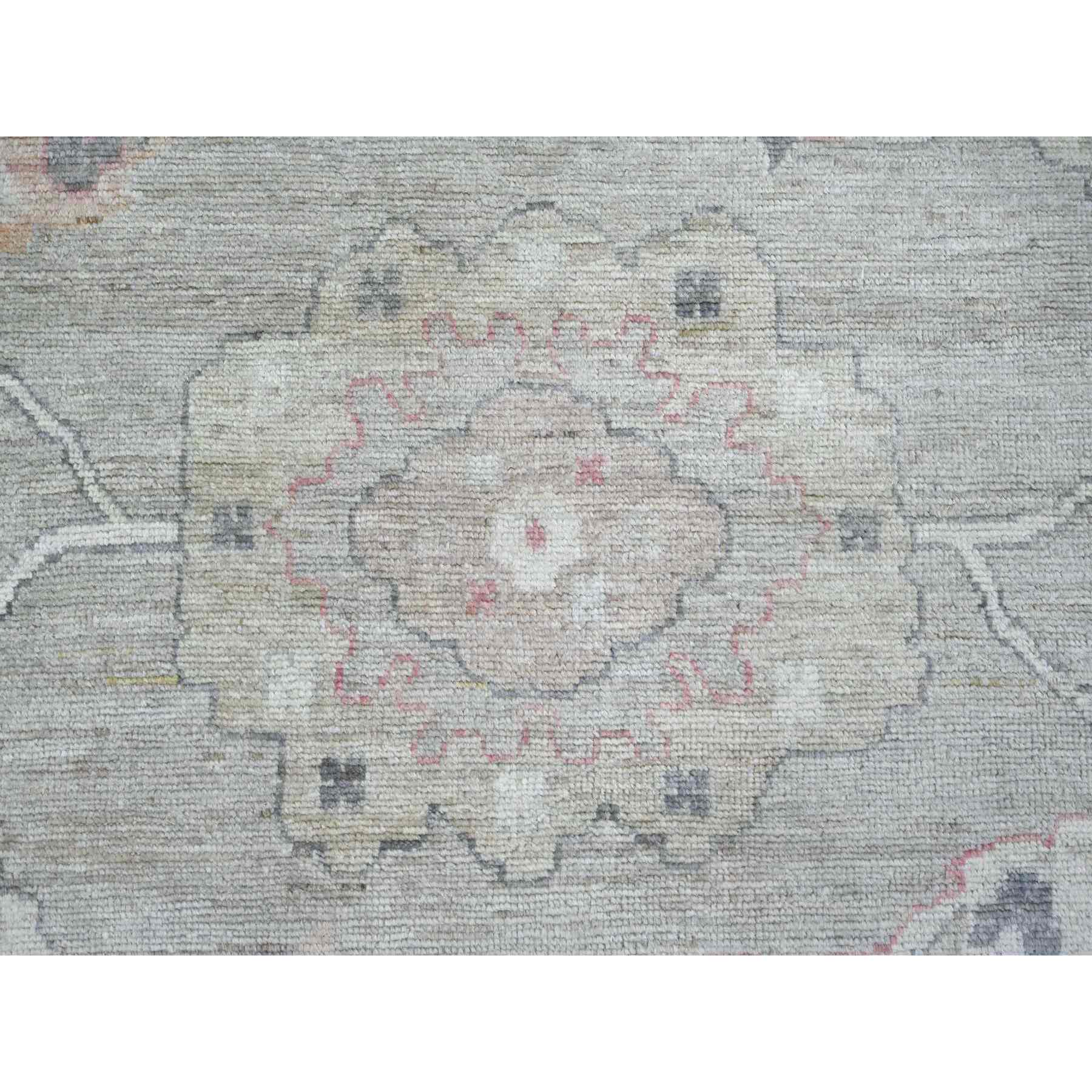 Oushak-And-Peshawar-Hand-Knotted-Rug-113525