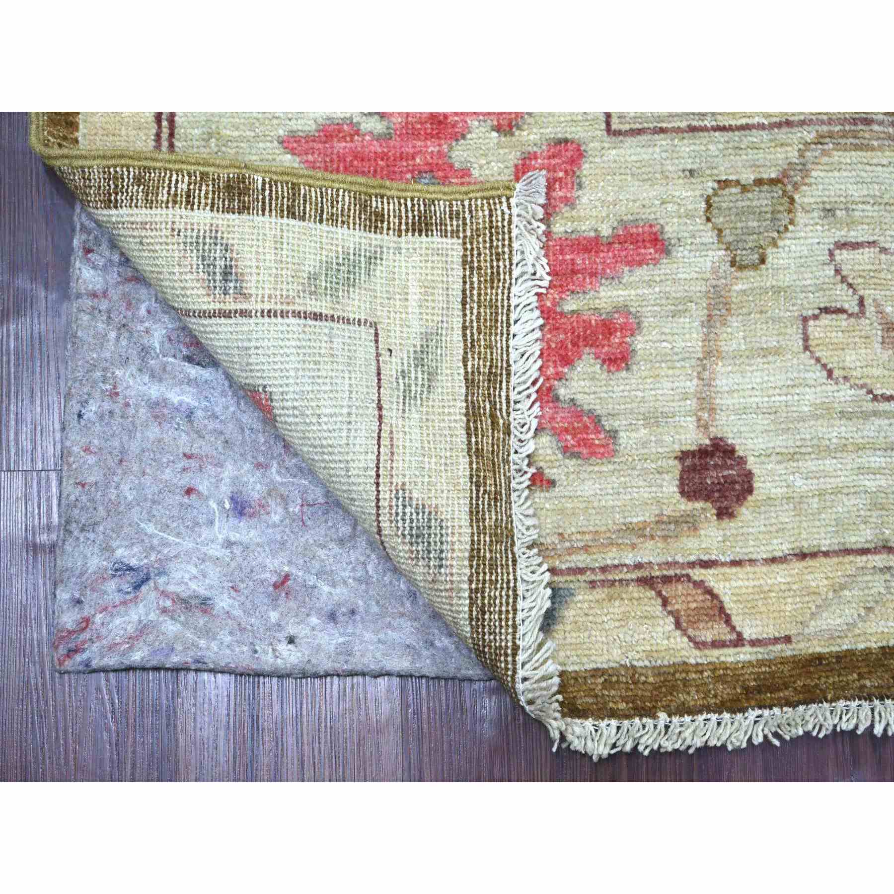 Oushak-And-Peshawar-Hand-Knotted-Rug-113530