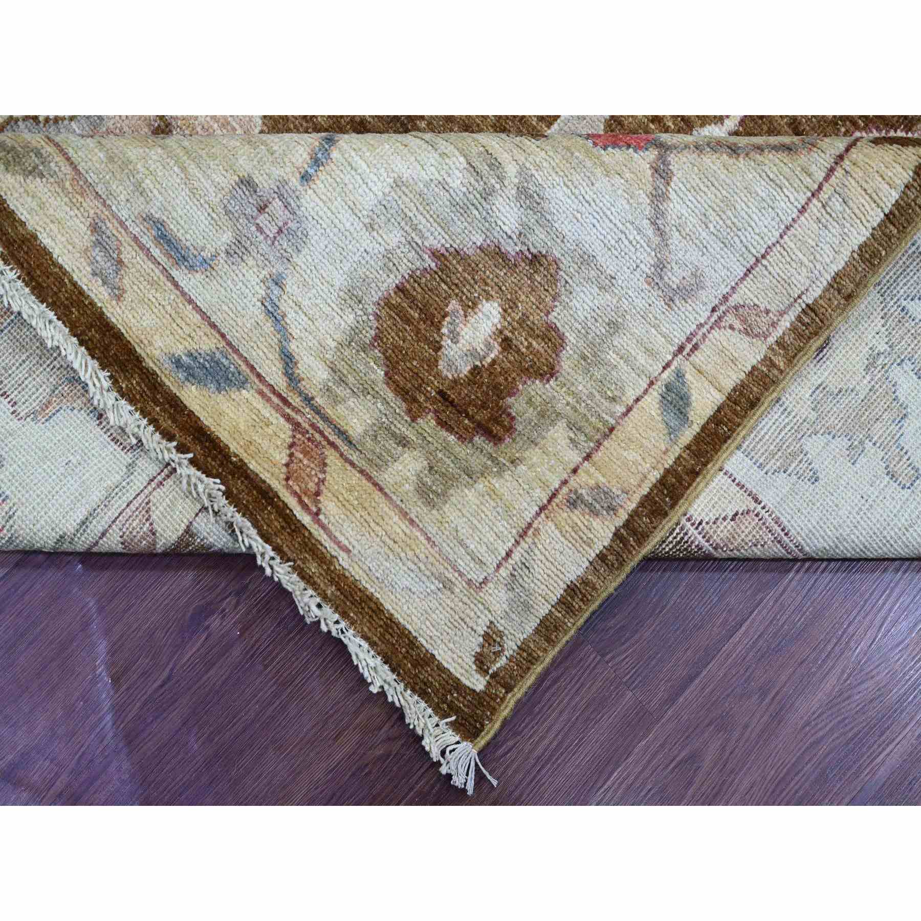 Oushak-And-Peshawar-Hand-Knotted-Rug-113530