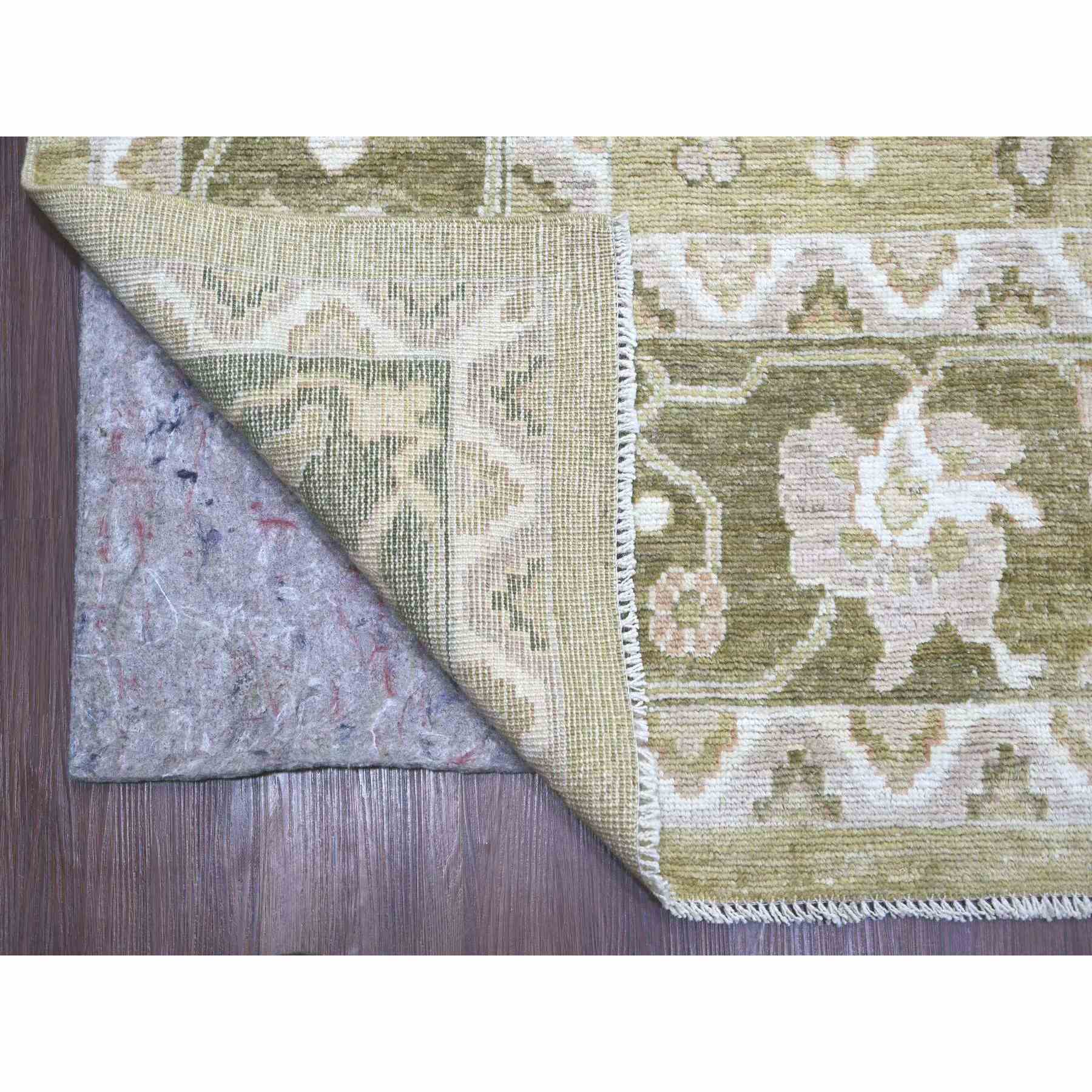 Oushak-And-Peshawar-Hand-Knotted-Rug-113535