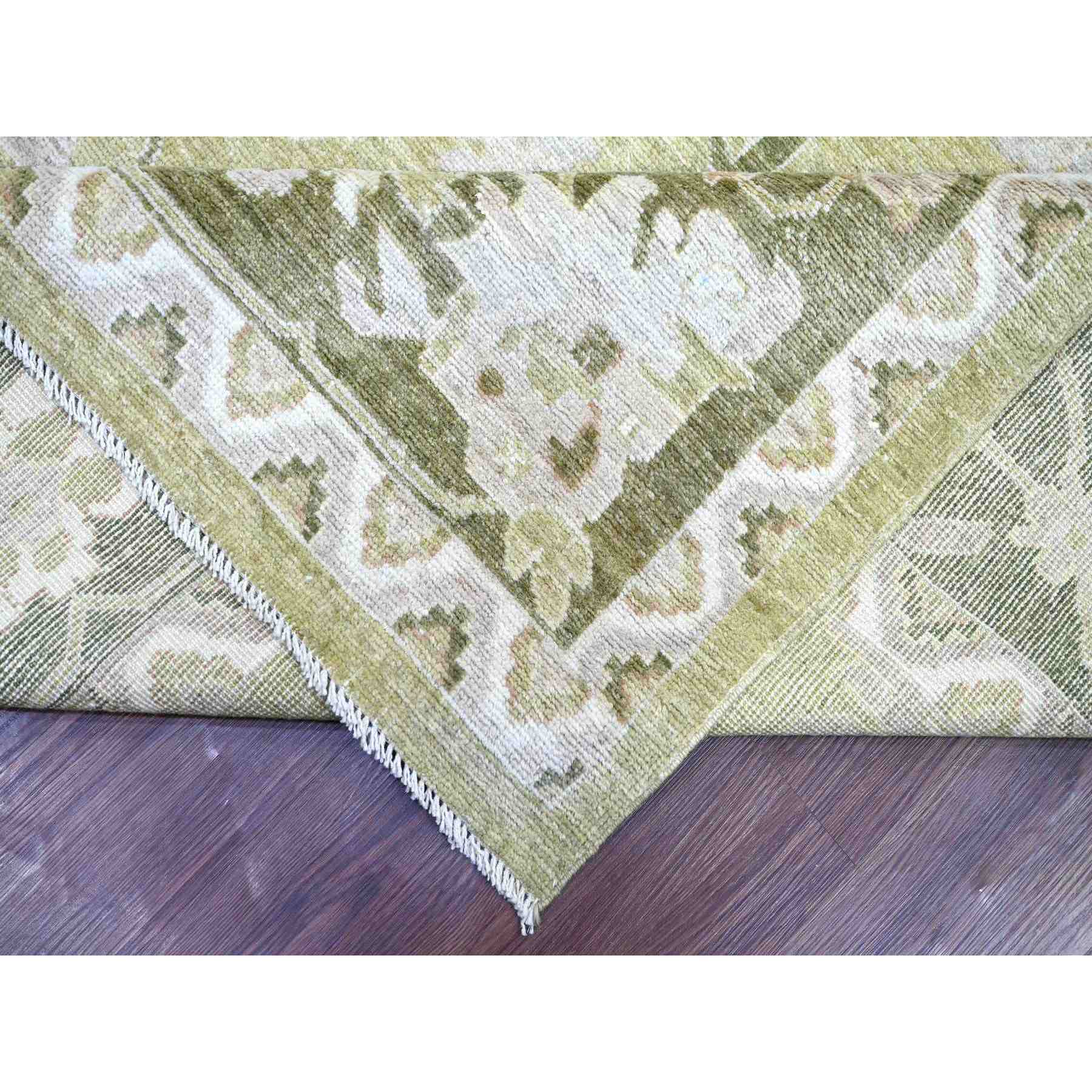 Oushak-And-Peshawar-Hand-Knotted-Rug-113535
