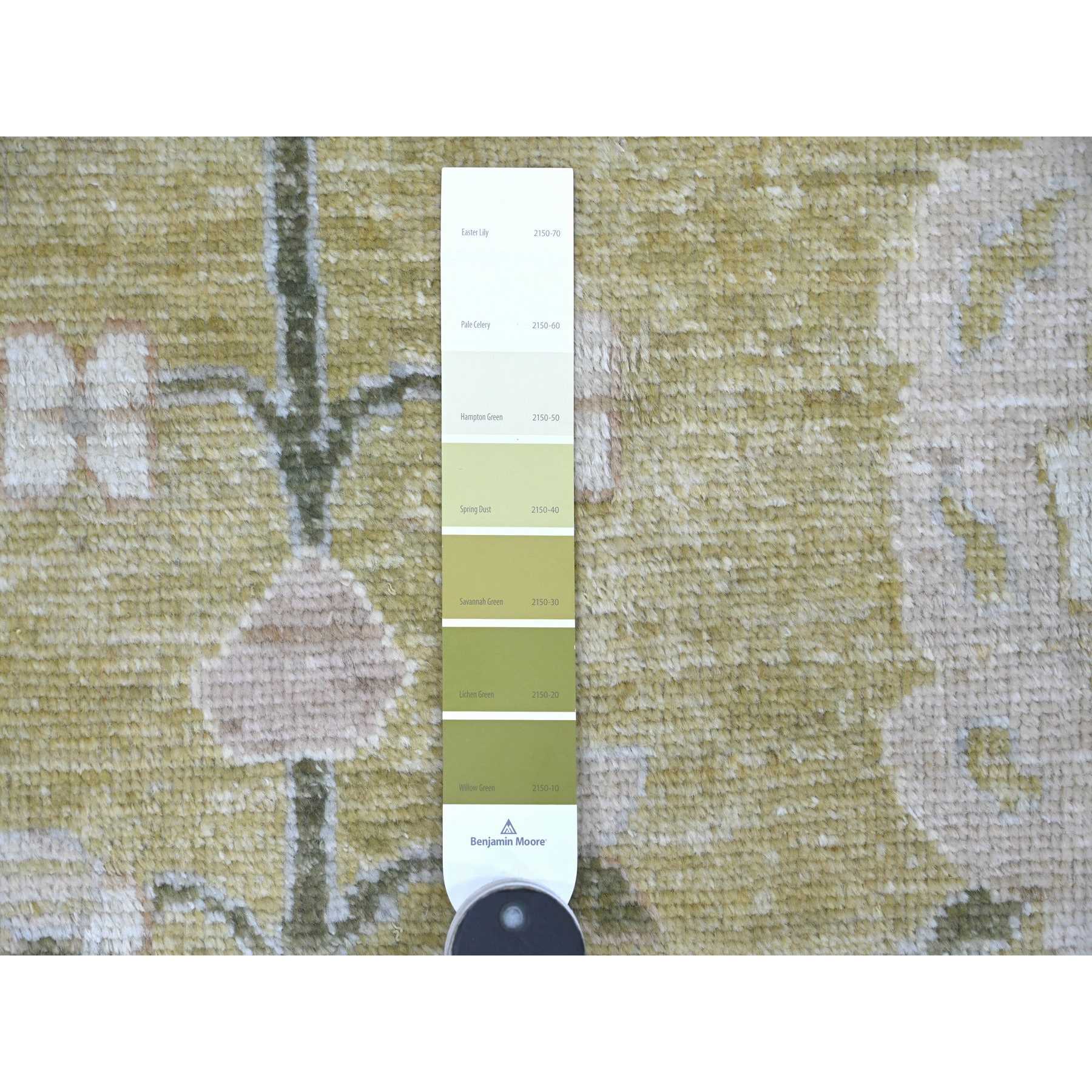 Oushak-And-Peshawar-Hand-Knotted-Rug-113535